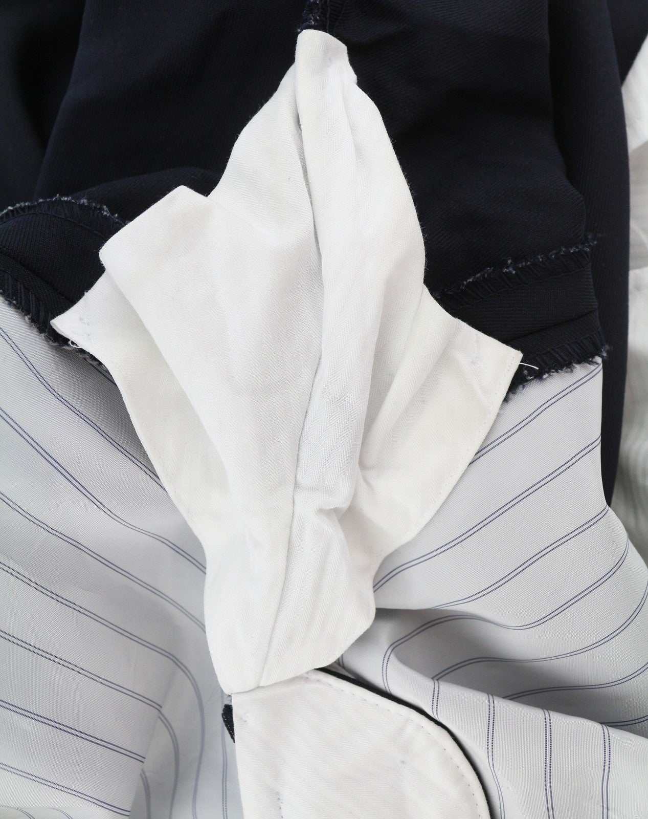 SUITSUPPLY Havana Peak Jetted Ferrara Soho Men Suit UK44R Blue Wool 3 Piece