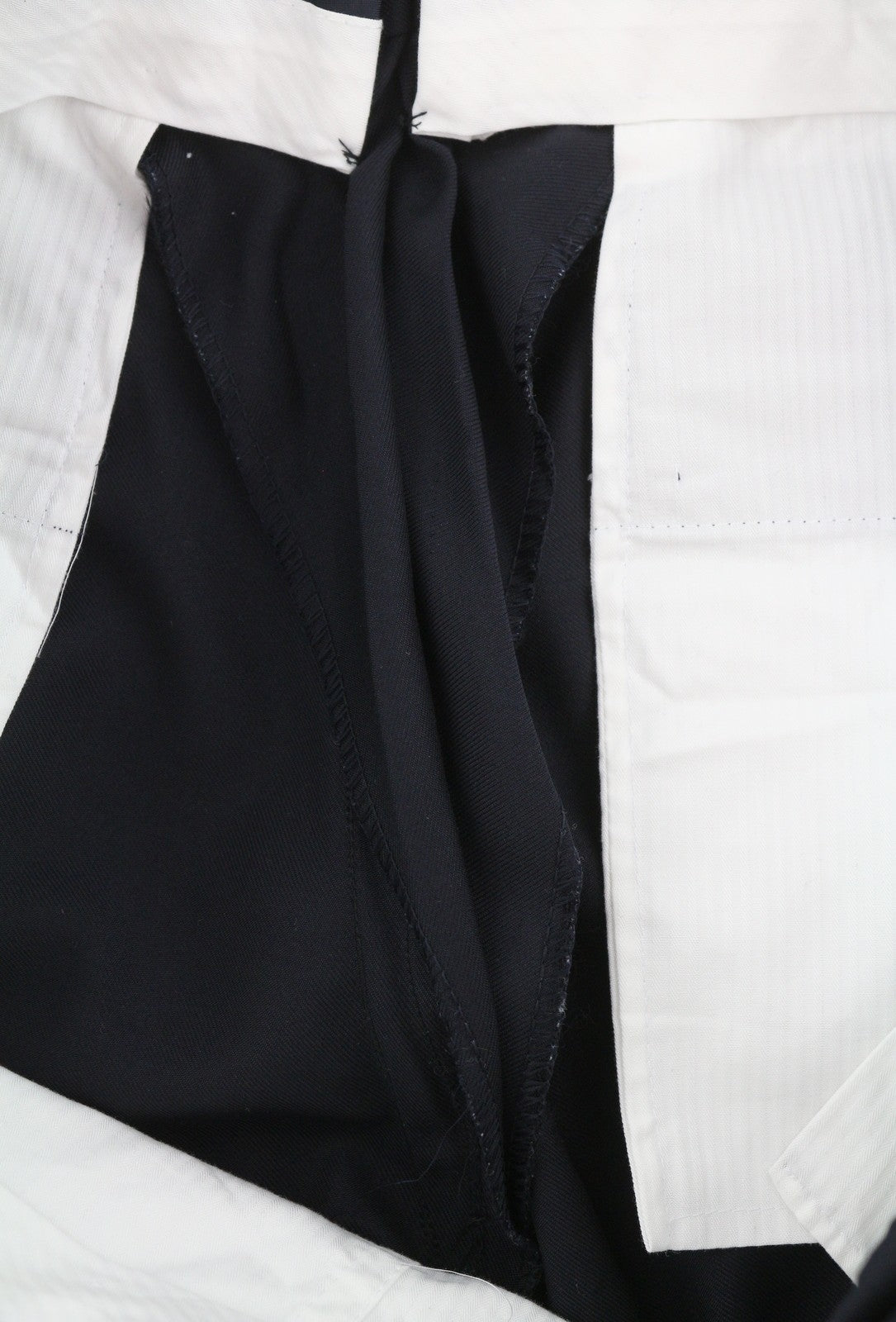 SUITSUPPLY Havana Peak Jetted Ferrara Soho Men Suit UK44R Blue Wool 3 Piece