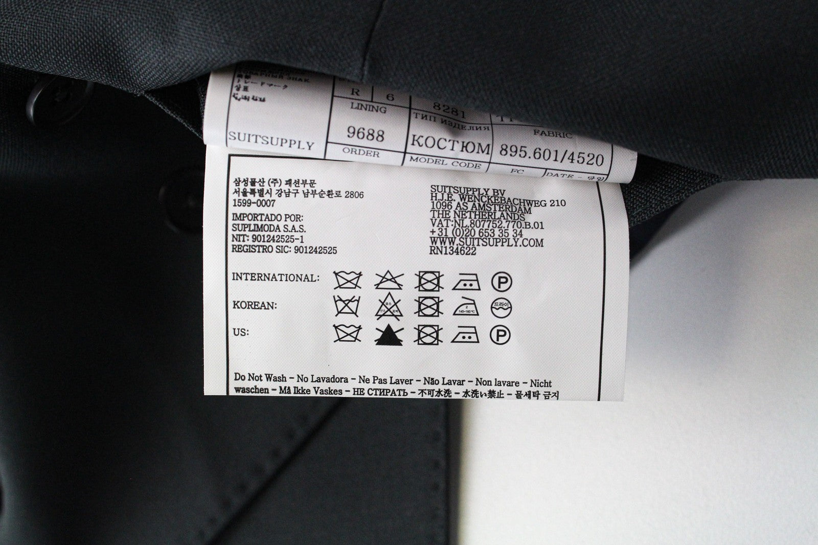 SUITSUPPLY Lazio Men's UK32R Suit 2 Piece Wool Blazer Waistcoat Lined Green