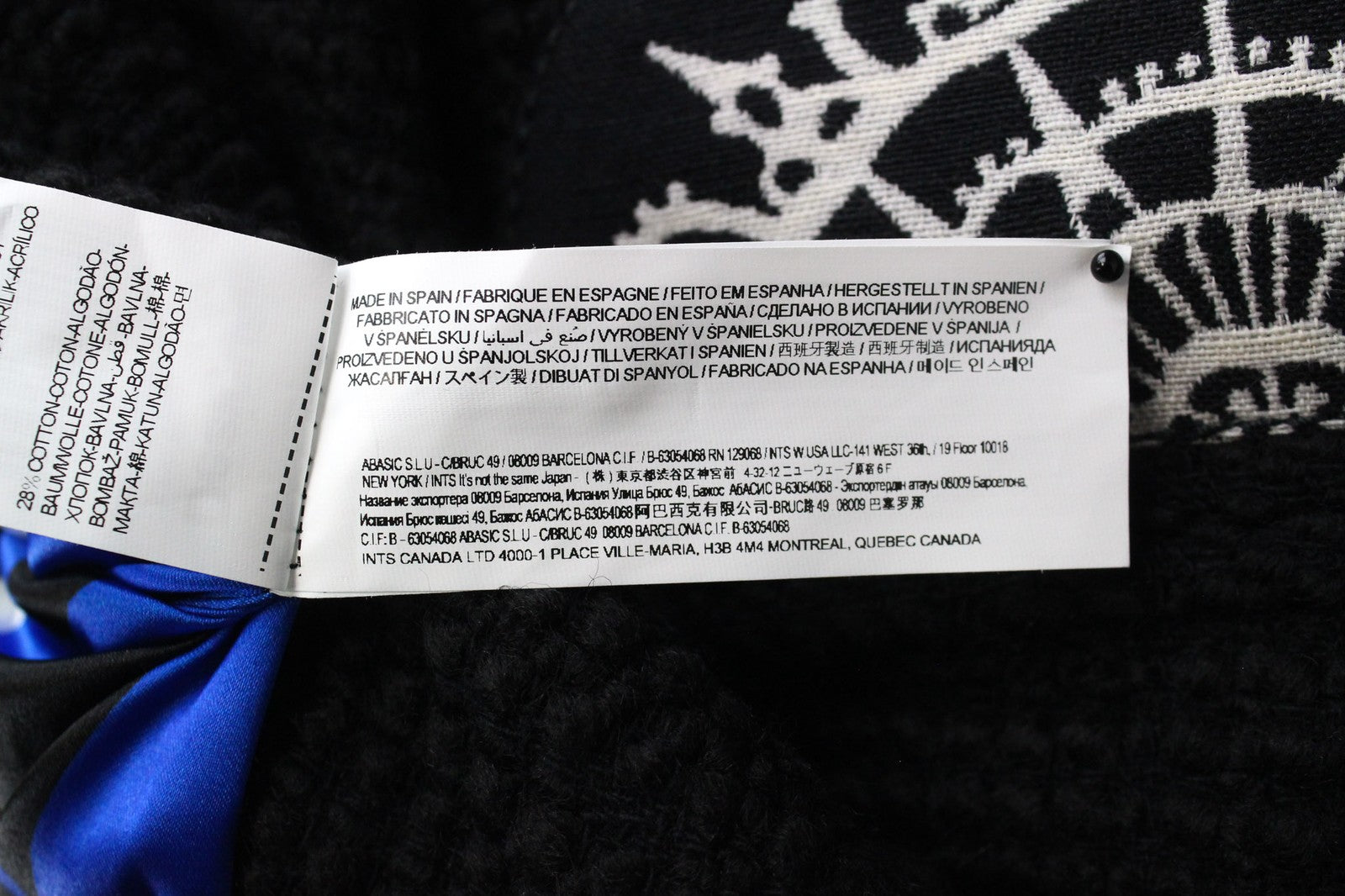 DESIGUAL L'Adoration Women's EU38 Coat Mid-Length Black Wool Designer Blend