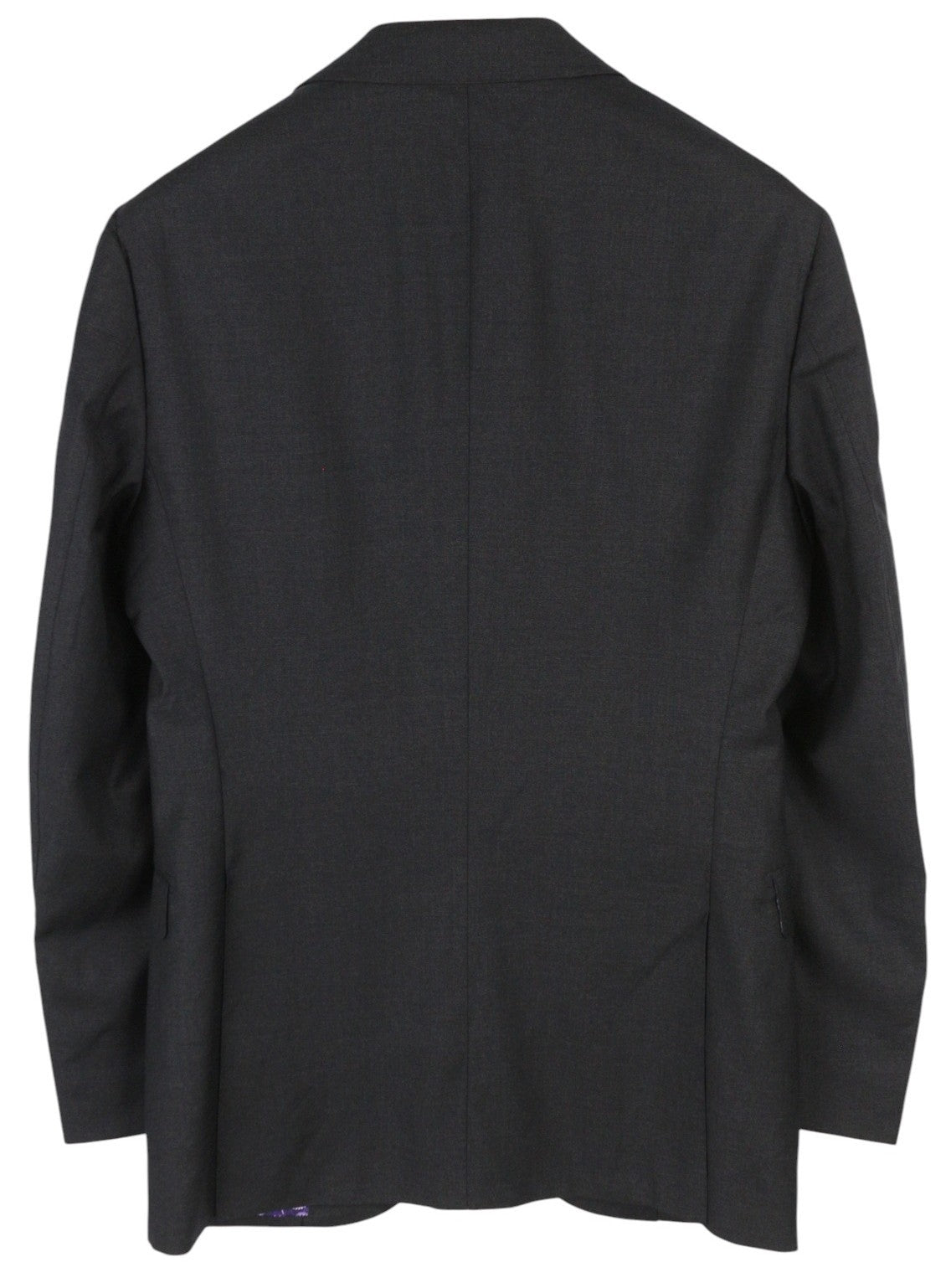 SUITSUPPLY La Spalla Men Suit UK36R Dark Grey Wool Peak Lapel Single-Breasted