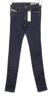 DIESEL Skinzee 0813C Women's W23/L32 Jeans Super Skinny Slim Stretch Blue Girls