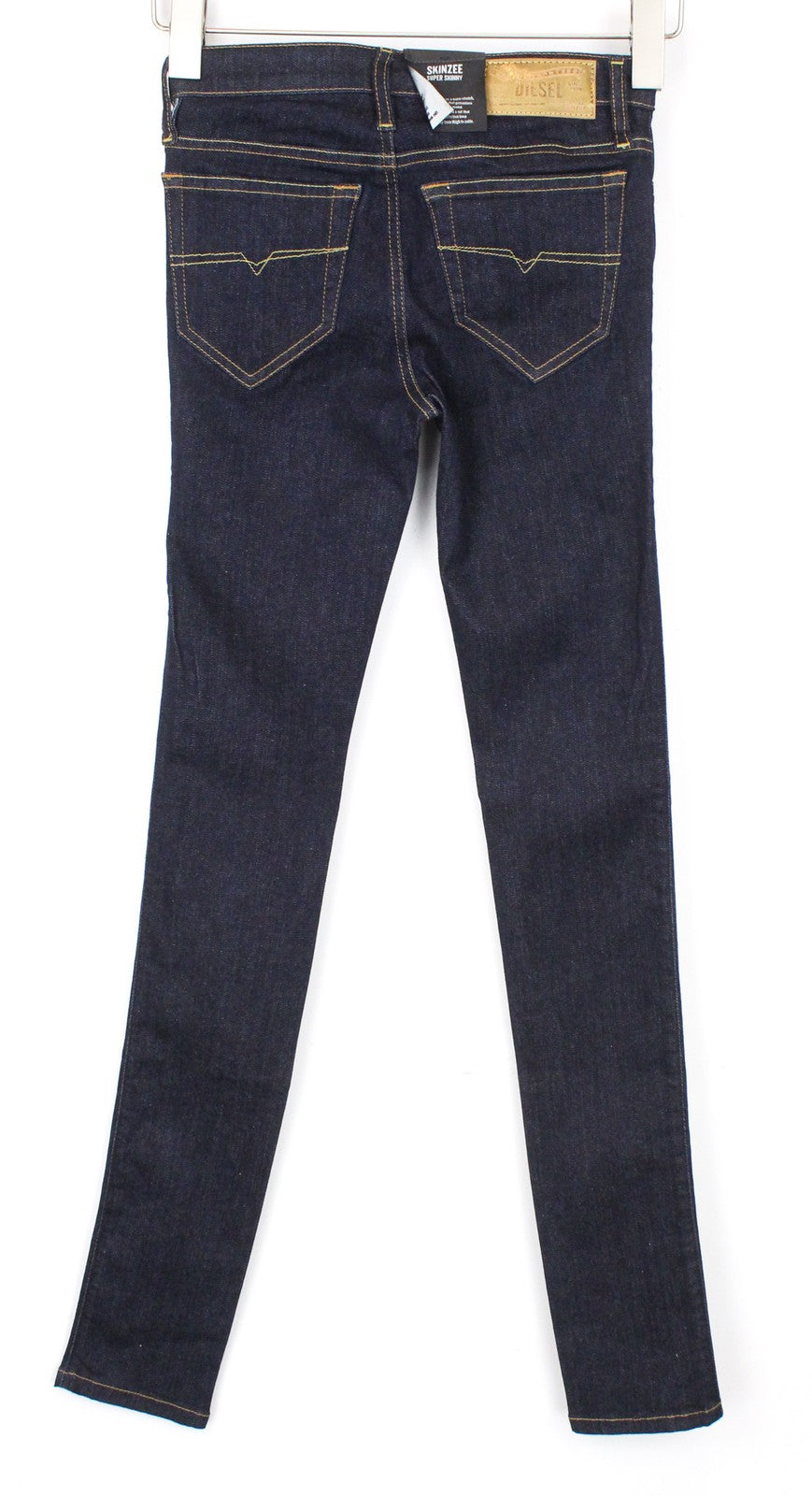 DIESEL Skinzee 0813C Women's W23/L32 Jeans Super Skinny Slim Stretch Blue Girls