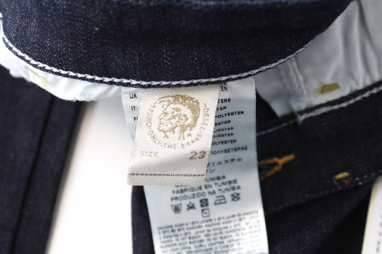 DIESEL Skinzee 0813C Women's W23/L32 Jeans Super Skinny Slim Stretch Blue Girls