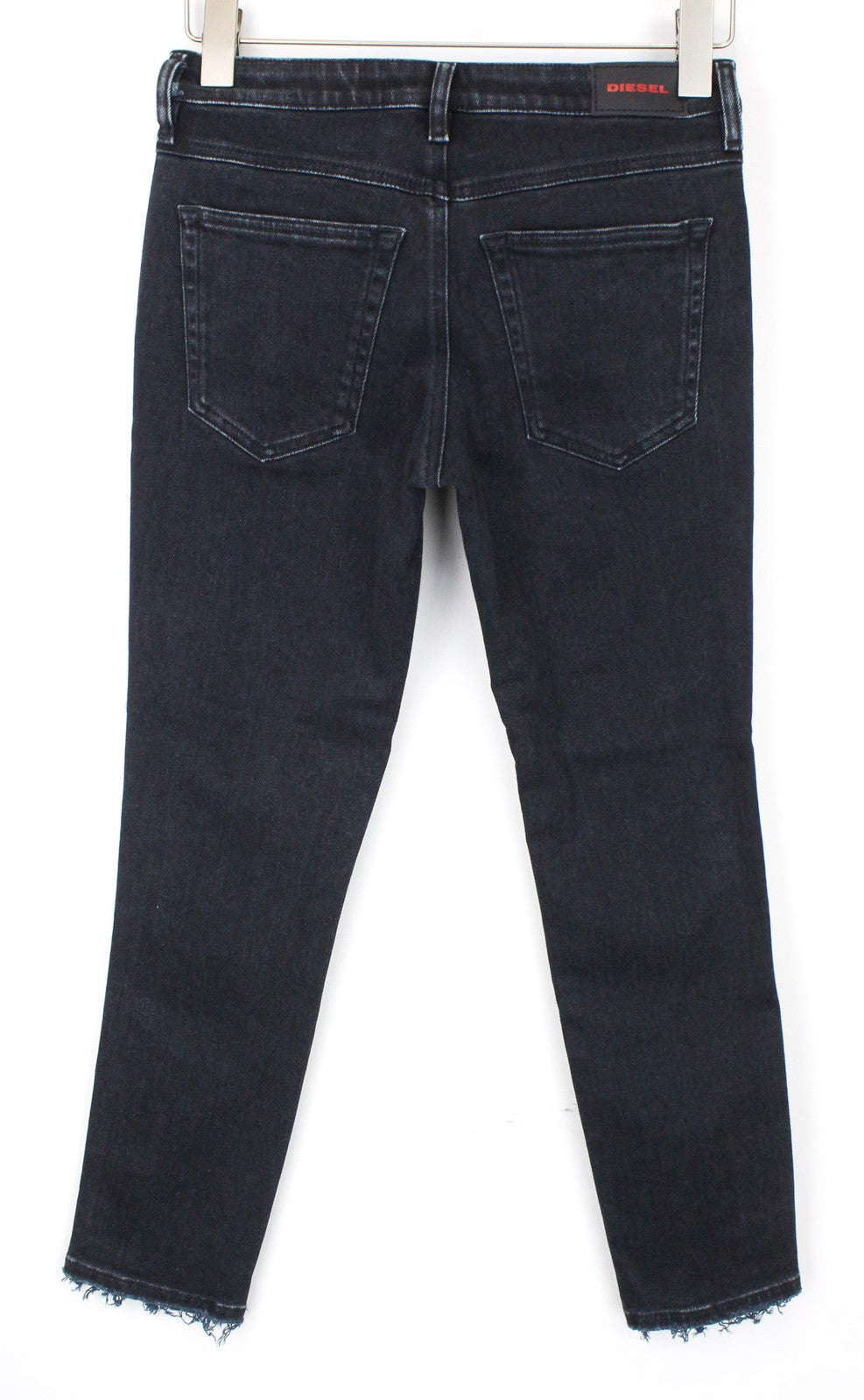 DIESEL Babhila 084NX Women's W26/L30 Jeans Slim-Skinny Dark Blue Stretch Cotton