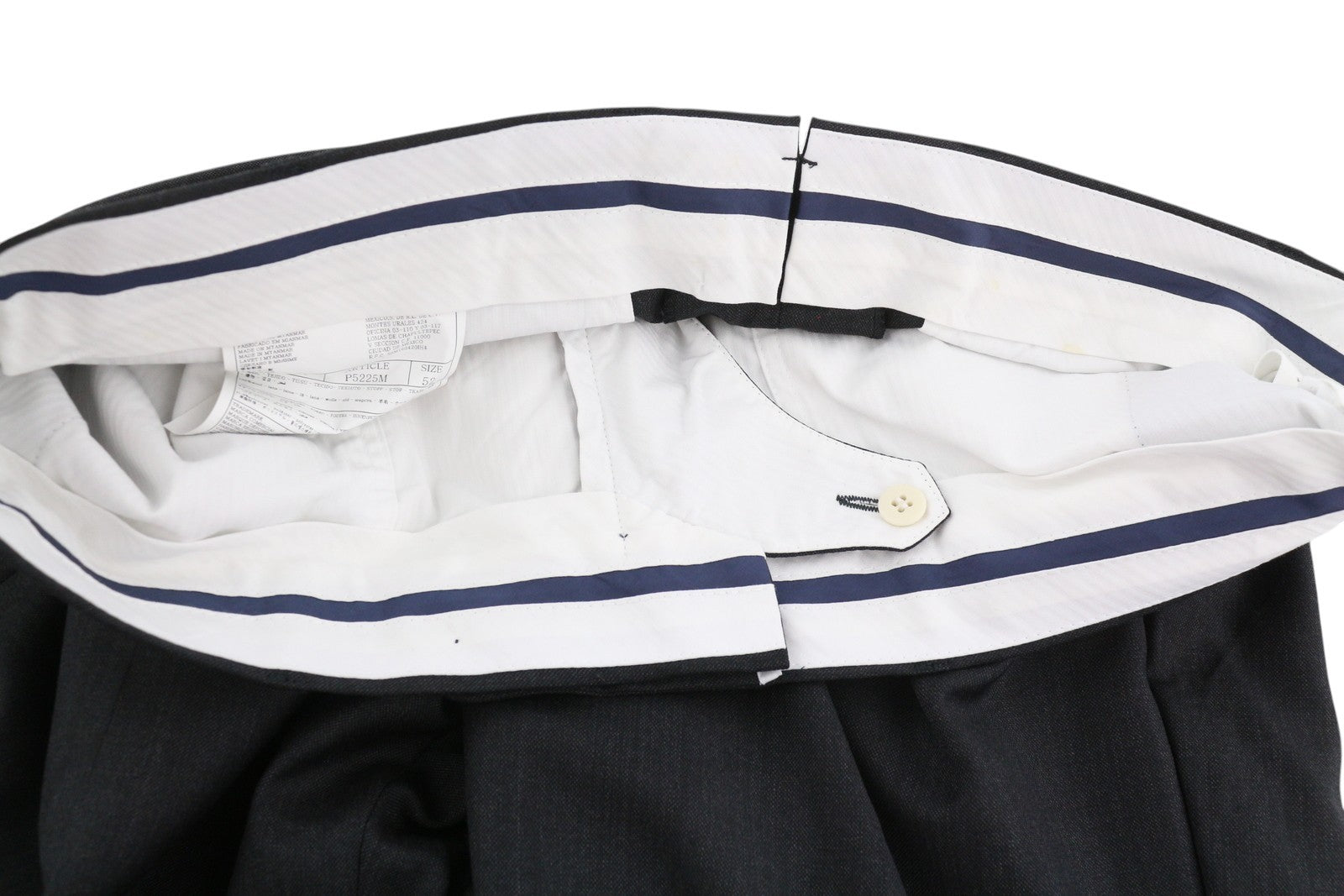 SUITSUPPLY Napoli Single Breasted Men Suit UK42R Dark Grey Wool Notch 2 Pieces