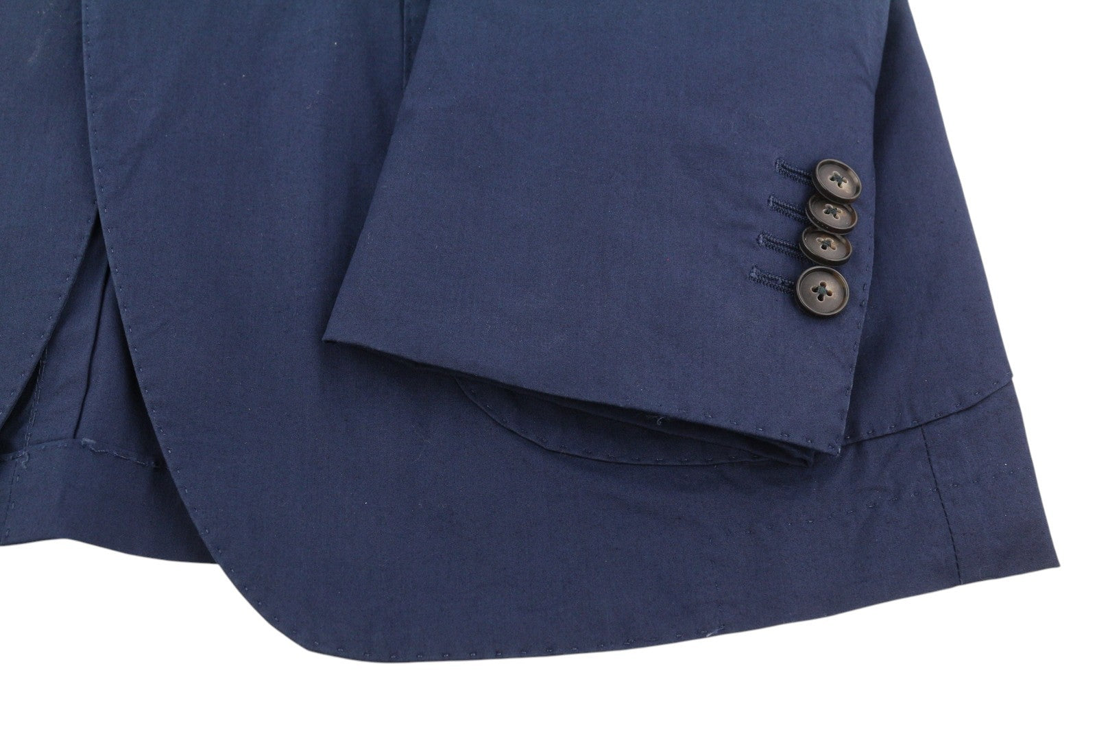 SUITSUPPLY Havana Patch Unconstructed UL Soho Men Suit UK40R / W32 Blue 2 Piece