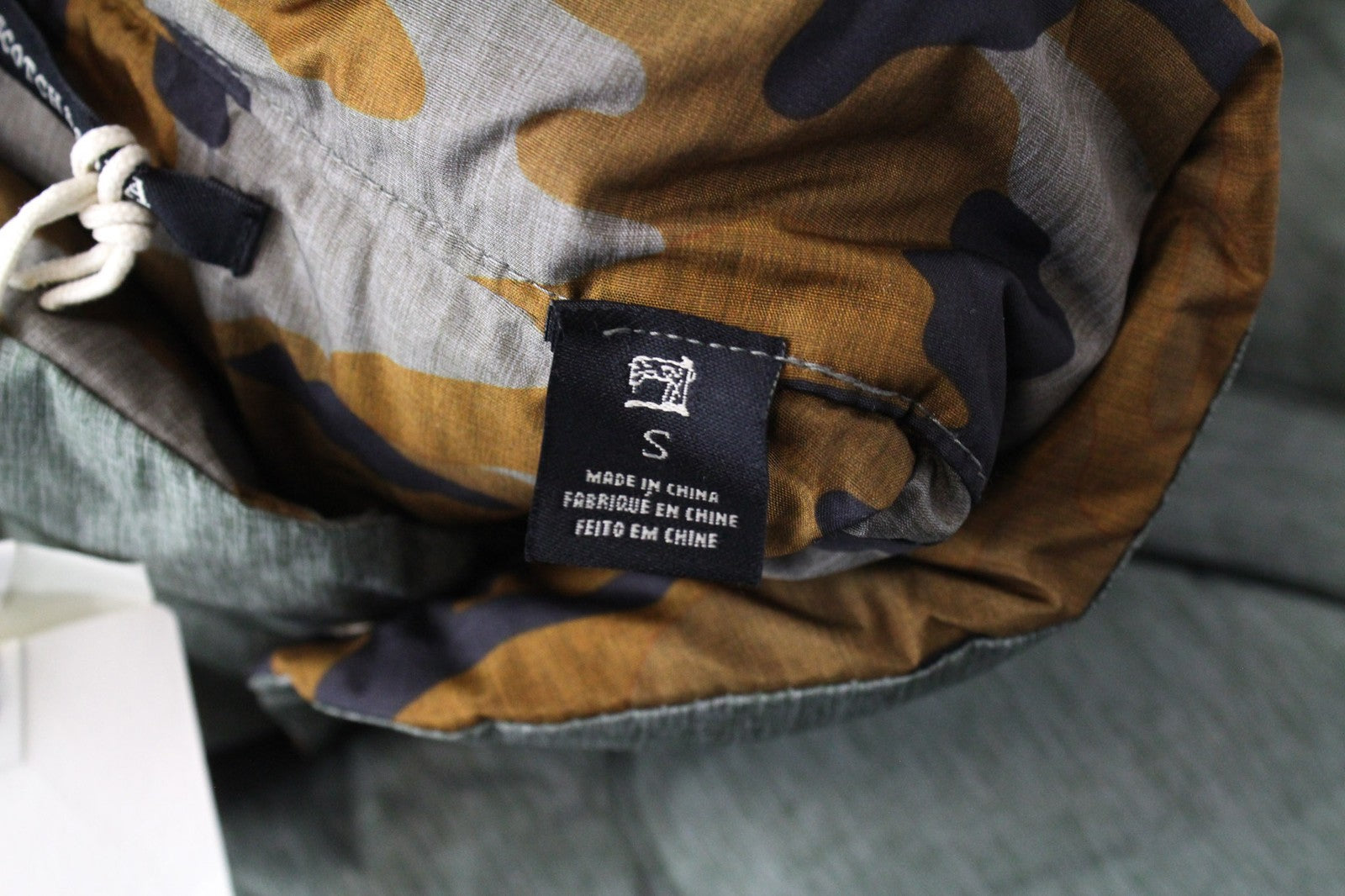 SCOTCH & SODA S Reversible Green Vest Men's Camo High Neck Classic Look