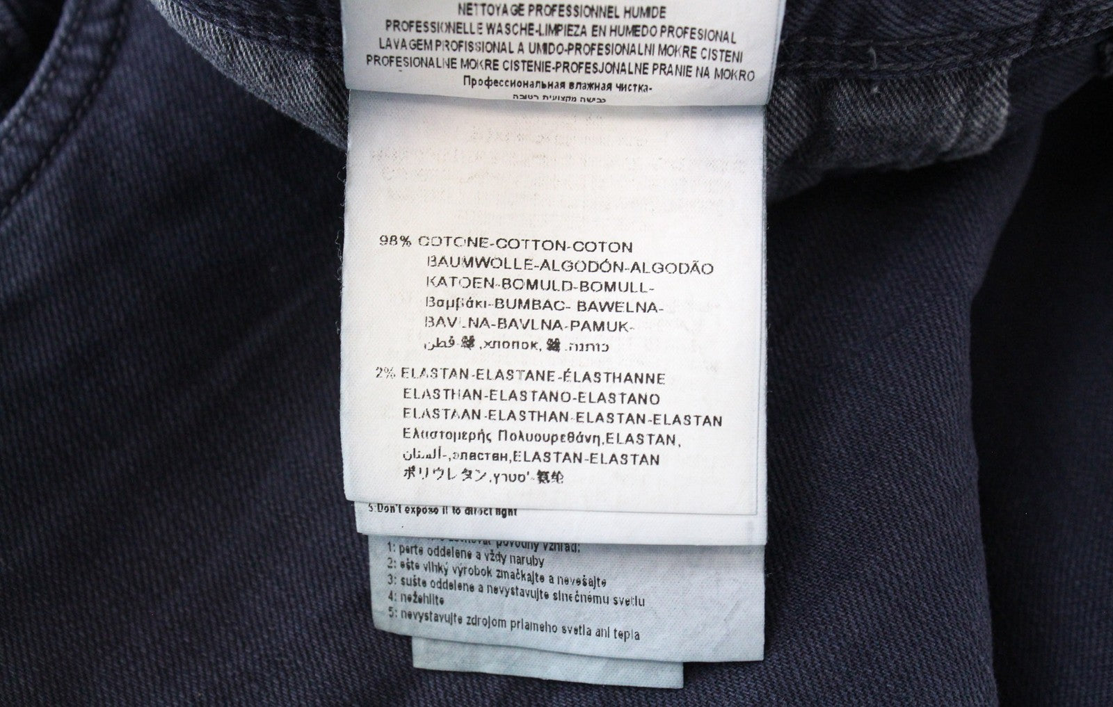 REPLAY Grover W30/L34 Purple Bull Twill Stretch Jeans Straight Zip Fly