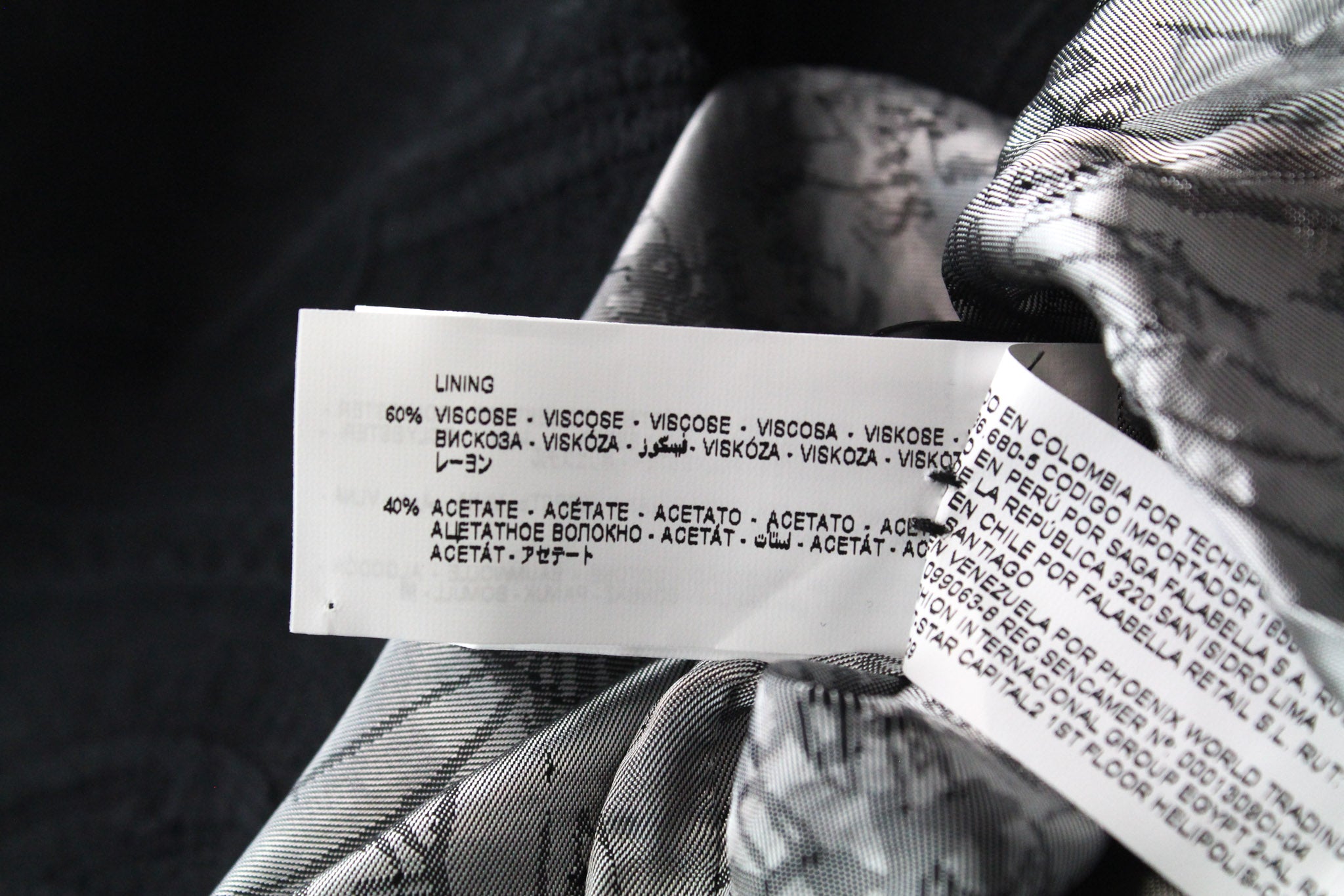 DESIGUAL Innocense Women's Coat 28 Jacquard Black Wool Designer Style