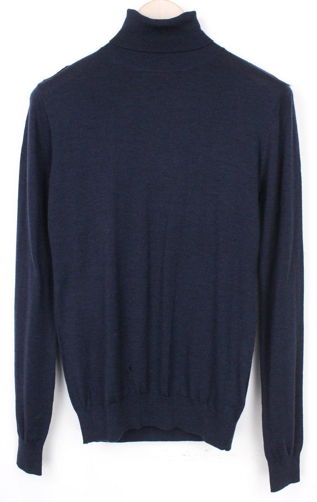 SUISTUDIO Hunter Women's Wool Pullover L Navy Blue Long Sleeve Jumper