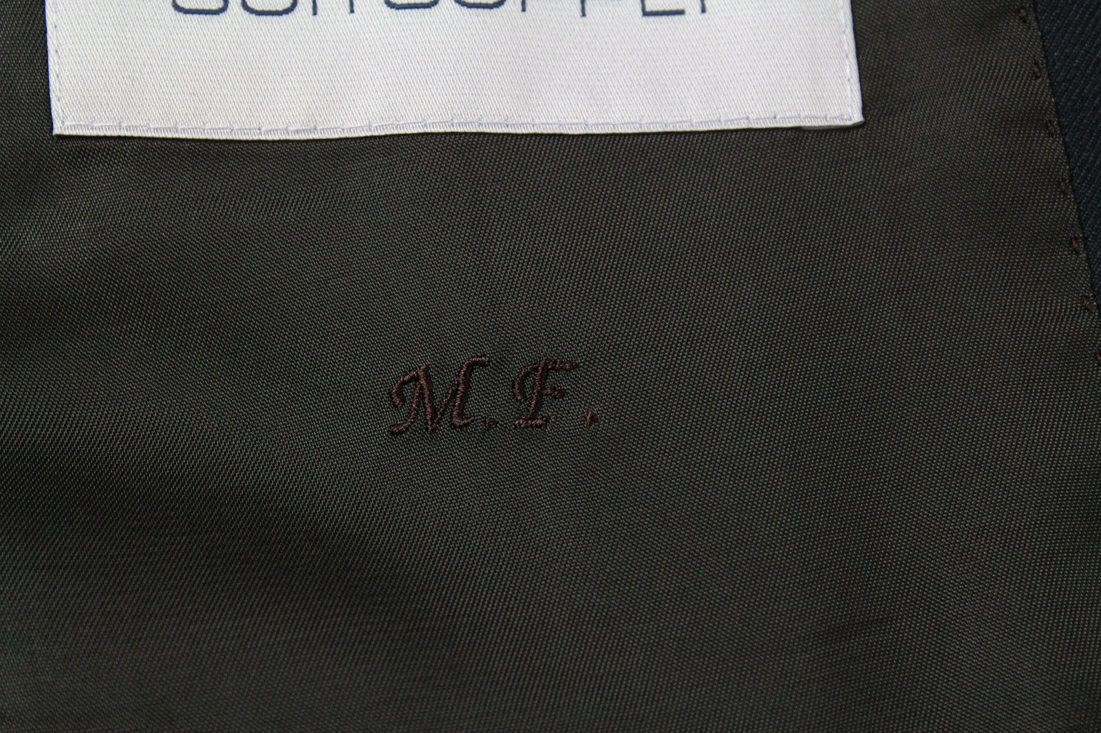 SUITSUPPLY La Spalla Men's Blazer UK50R Green Wool Lined Classic Single-Breast