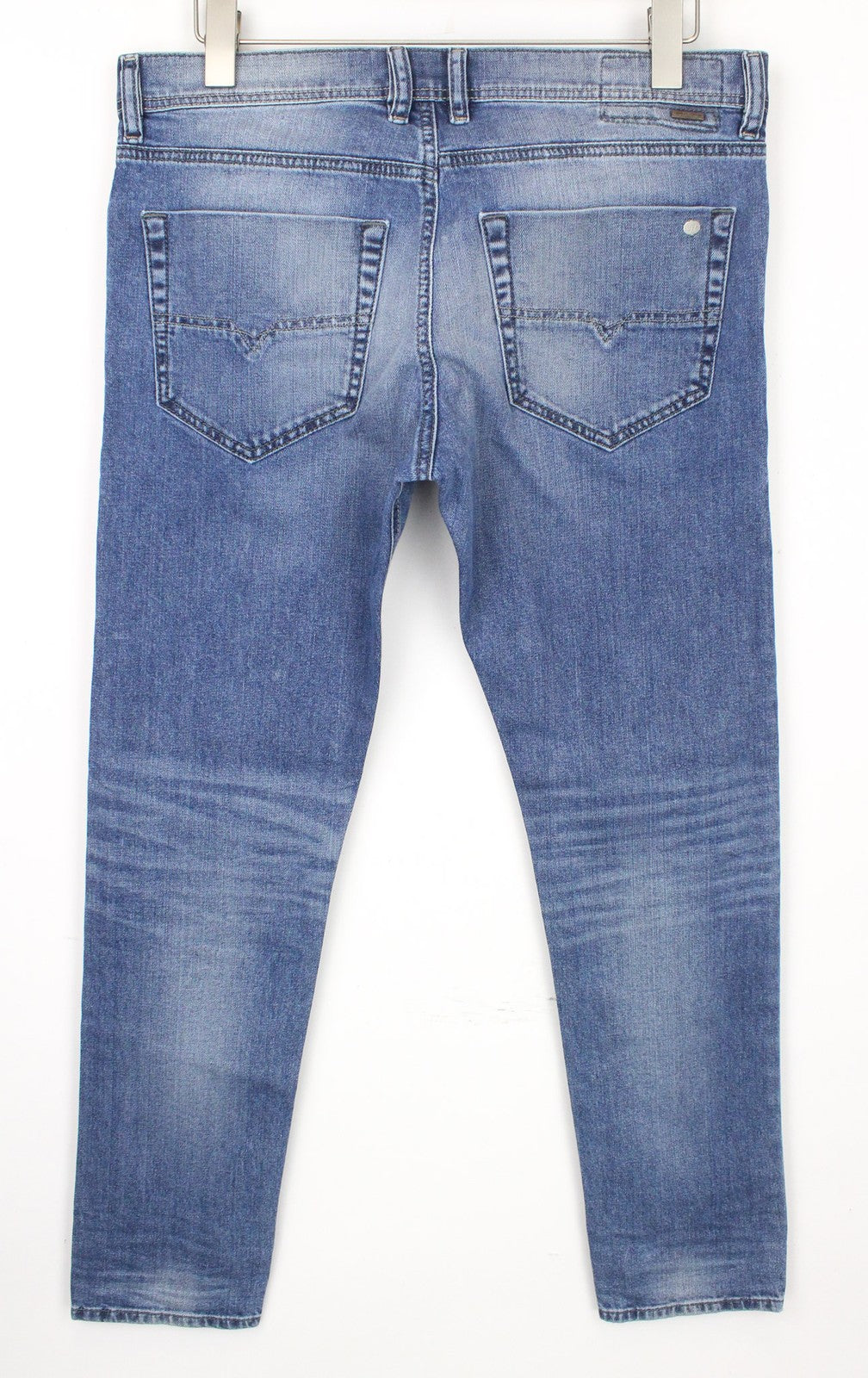 DIESEL Tepphar 0842H Men's Jeans W33/L32 Slim Blue Cotton Stretch Carrot Fit