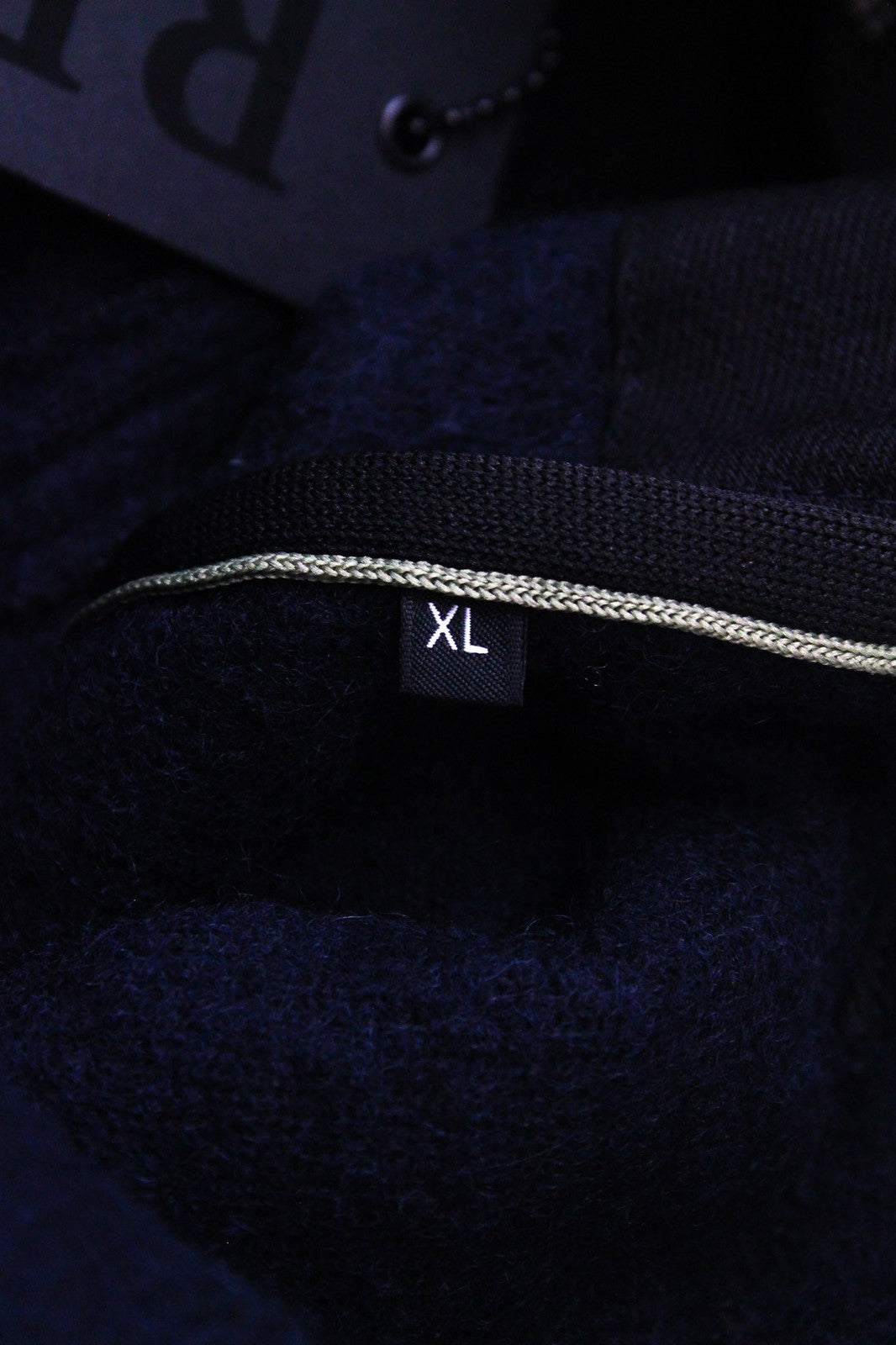 REPLAY Men's Jacket XL Navy Wool Blend Casual Double-Breast Lined Collared