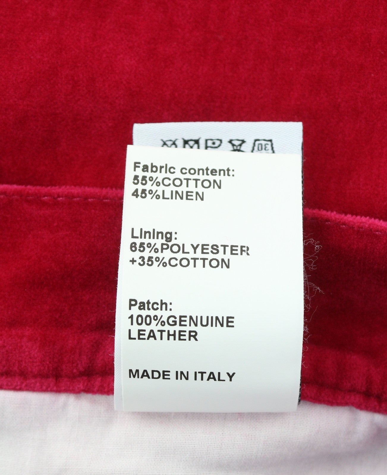 R13 Boyfriend Women Trousers 26 Raspberry Velvet Linen Blend Ankle Cropped Zip