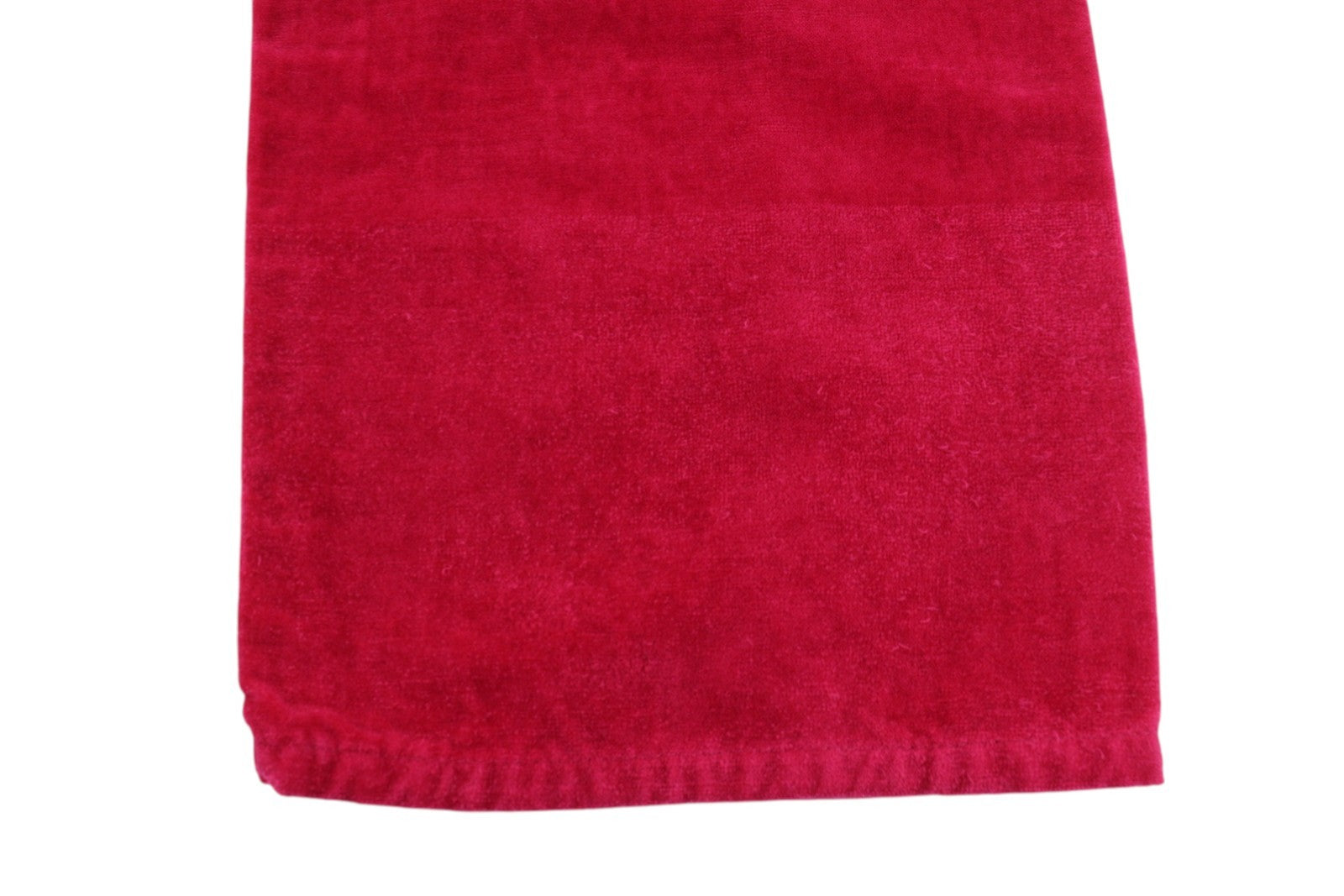 R13 Boyfriend Women Trousers 26 Raspberry Velvet Linen Blend Ankle Cropped Zip