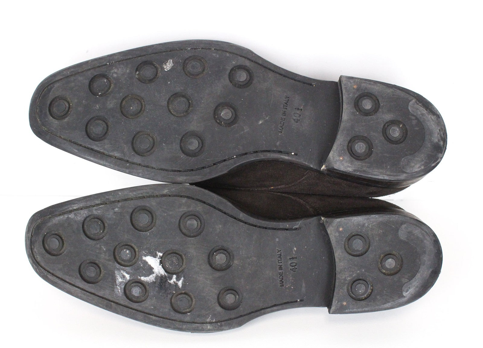 SUITSUPPLY Men's Shoes EU40.5 Dark Brown Suede Double Monk Formal Low-Top