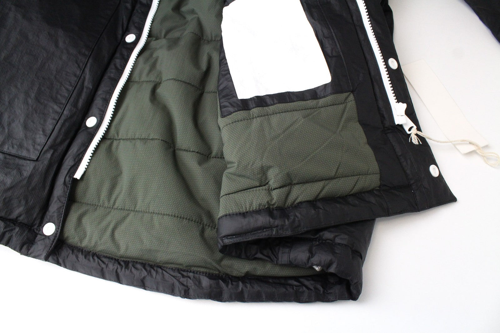 REPLAY Men's Jacket 2XL Black Zip Snaps Long Sleeve Single-Breast with Logo