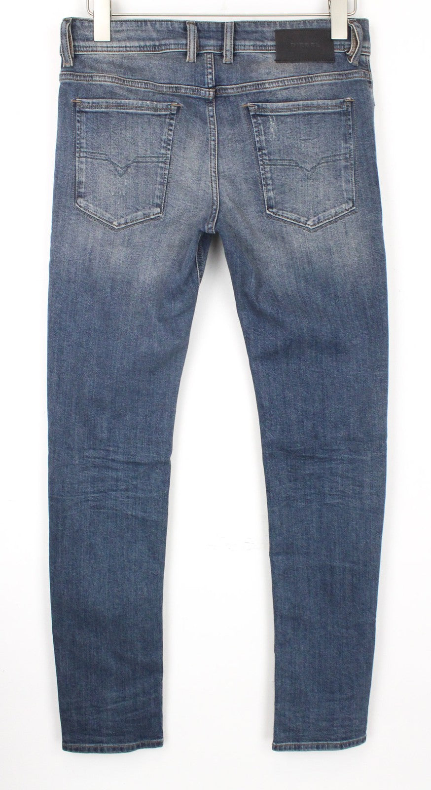 DIESEL Sleenker 069FI Men's Jeans W29/L32 Skinny Fit Washed Blue Stretch Cotton