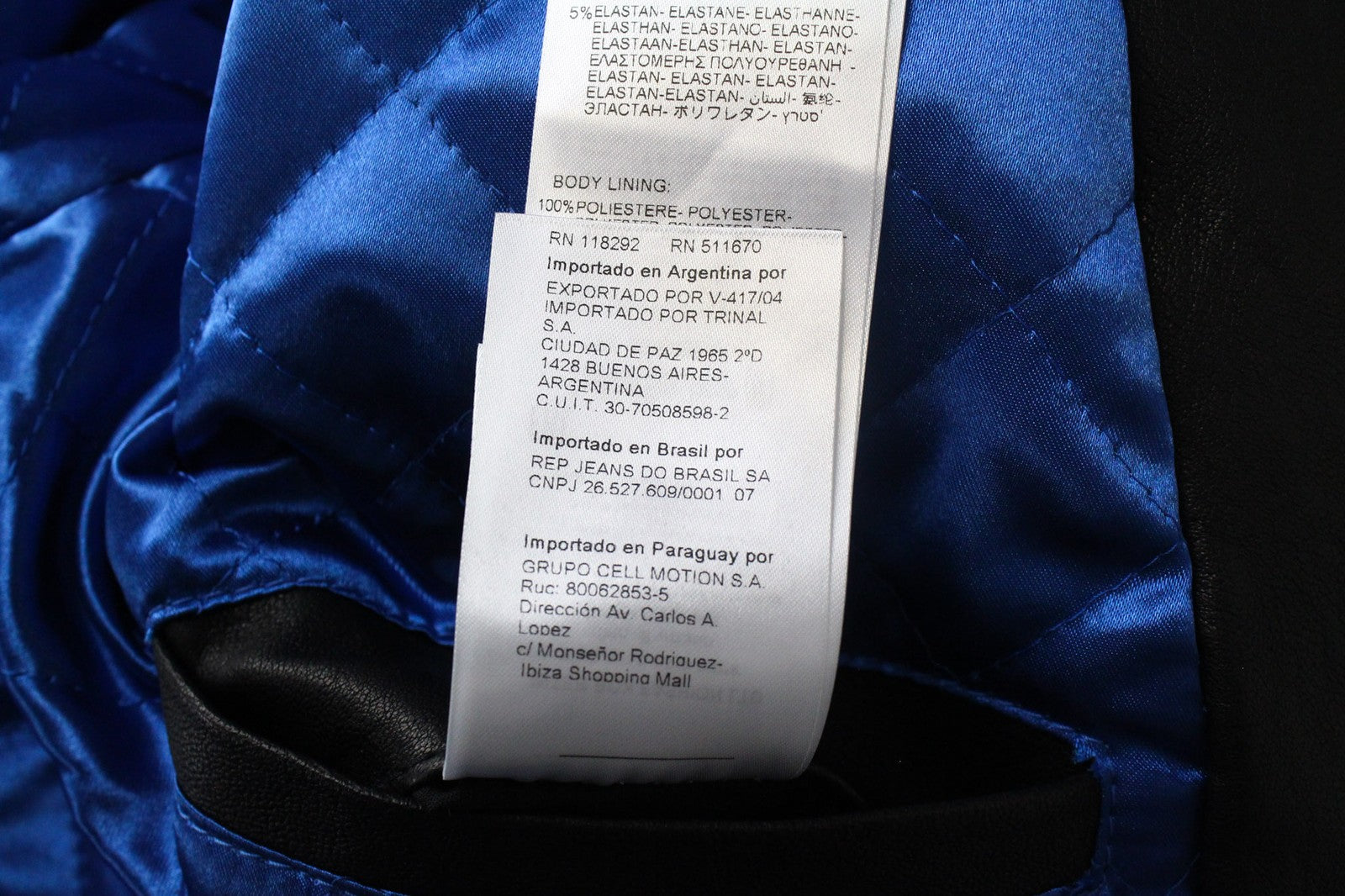 REPLAY Men's Jacket XL Black Lambskin Leather Zip-Up Classic Slim RRP€499