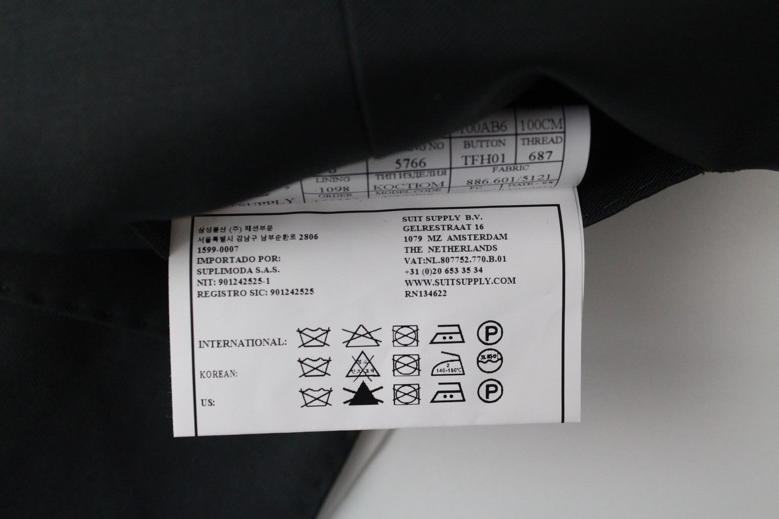 SUITSUPPLY Ferrara Men's Suit UK40S Green Wool Waistcoat & Trousers 2 Piece Set