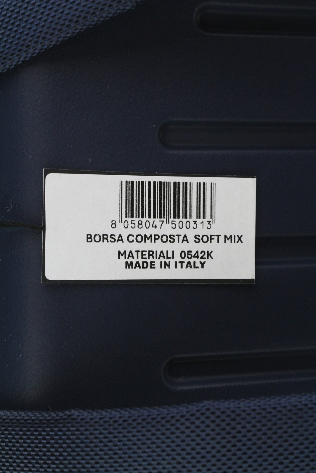 O BAG Women Bag OS Unisex Blue Round Zipper Front Double Handles Logos Backpack