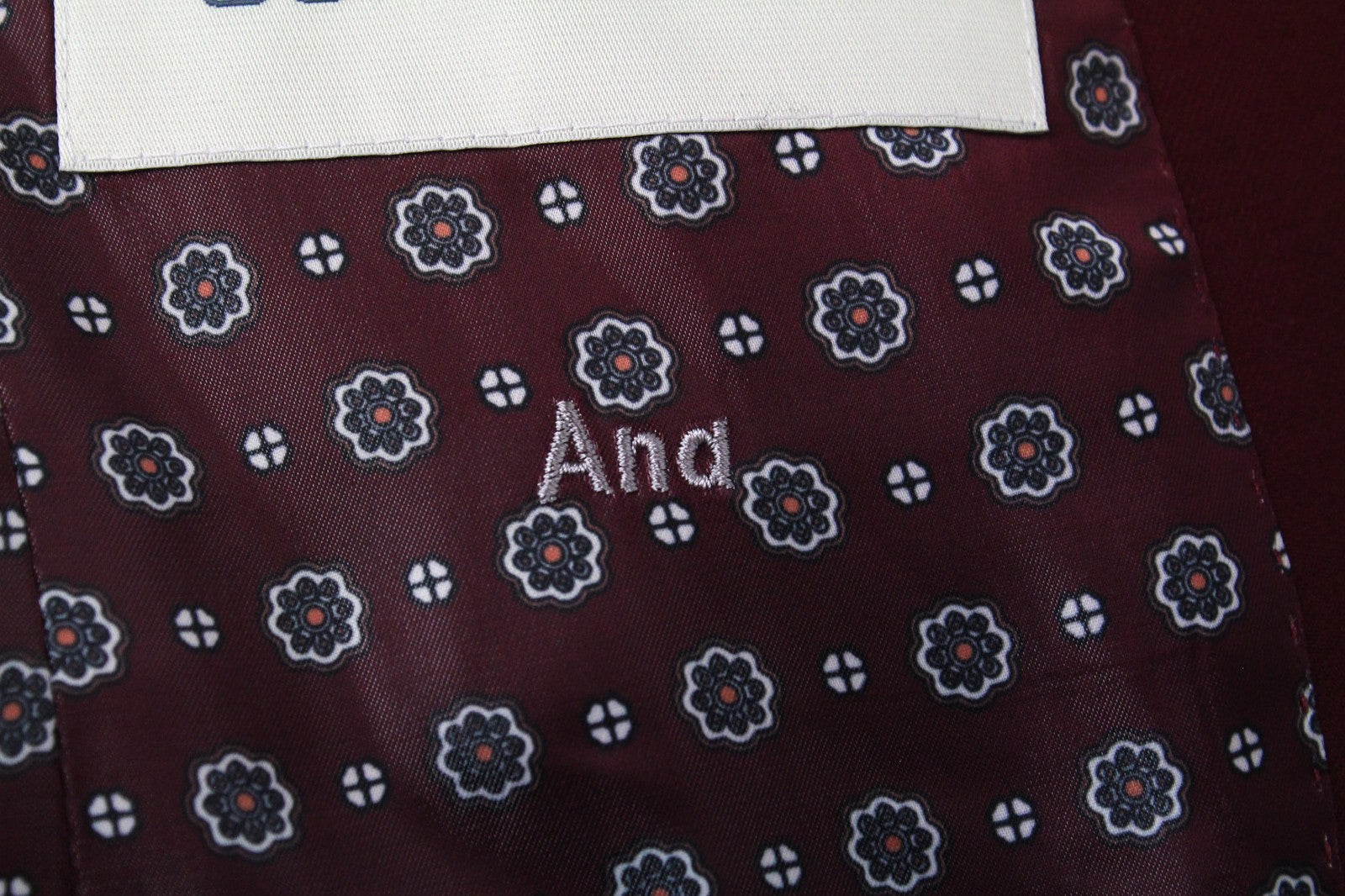 SUITSUPPLY La Spalla Men's Blazer UK30R Red Pure Wool Formal One-Button