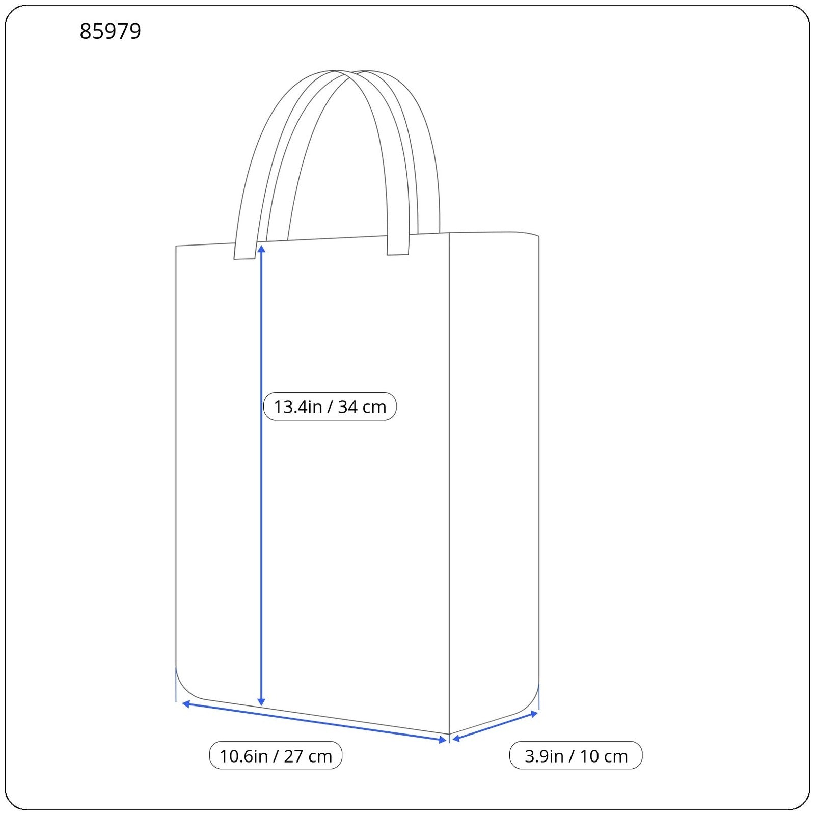 O BAG Chic Women Bag OS Black Textured Patterned Front With Inner Bag Dark Tote