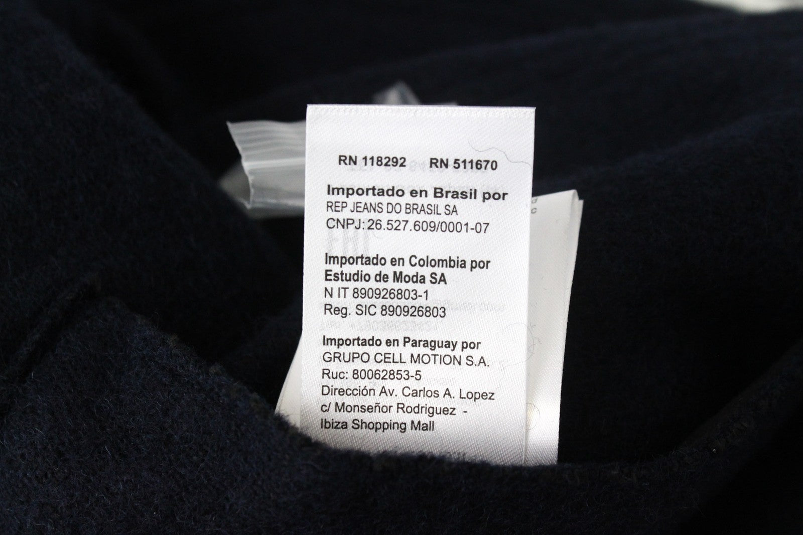 REPLAY Men's Jacket M Navy Blue Wool Blend Double-Breasted Lined Outerwear