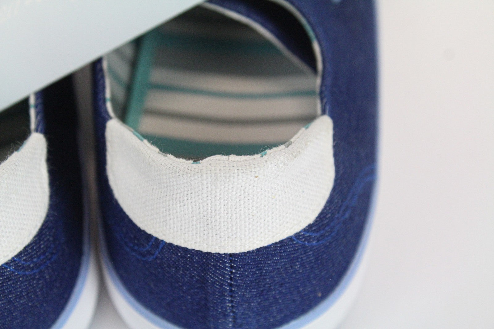 HARMONT & BLAINE Men's Sneakers EU42 Blue Denim-Like Embroidered Low Top Logo