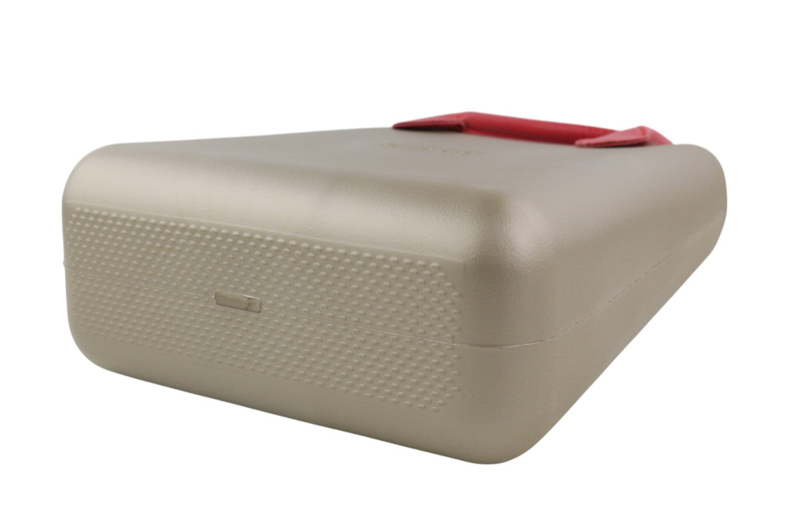 O BAG Chic Women Bag OS Brown Gold Double Handles Logo Inner Bag Square Tote