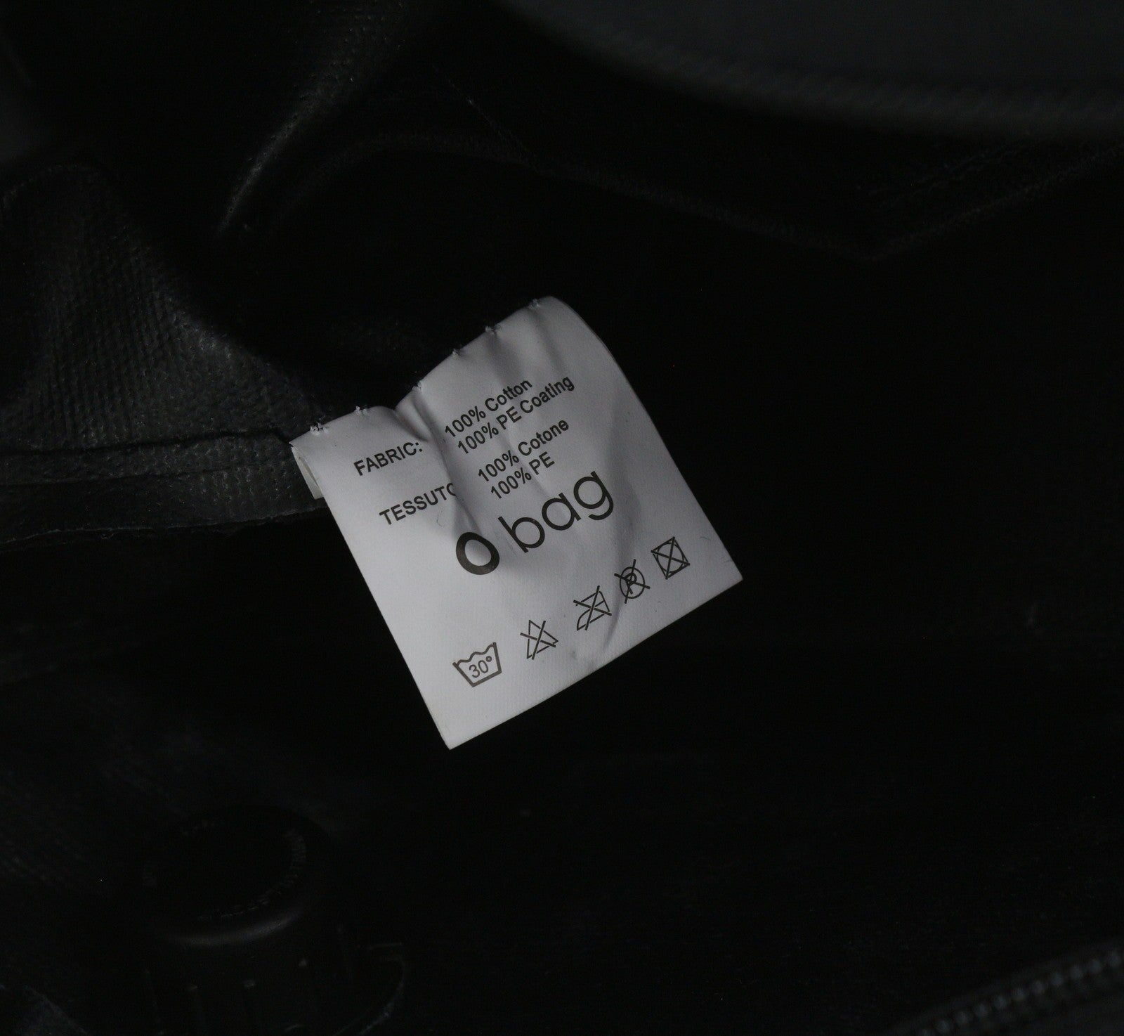 O BAG Chic Women Bag OS Snake Purple Double Handles Inner Bag Tote Square Black