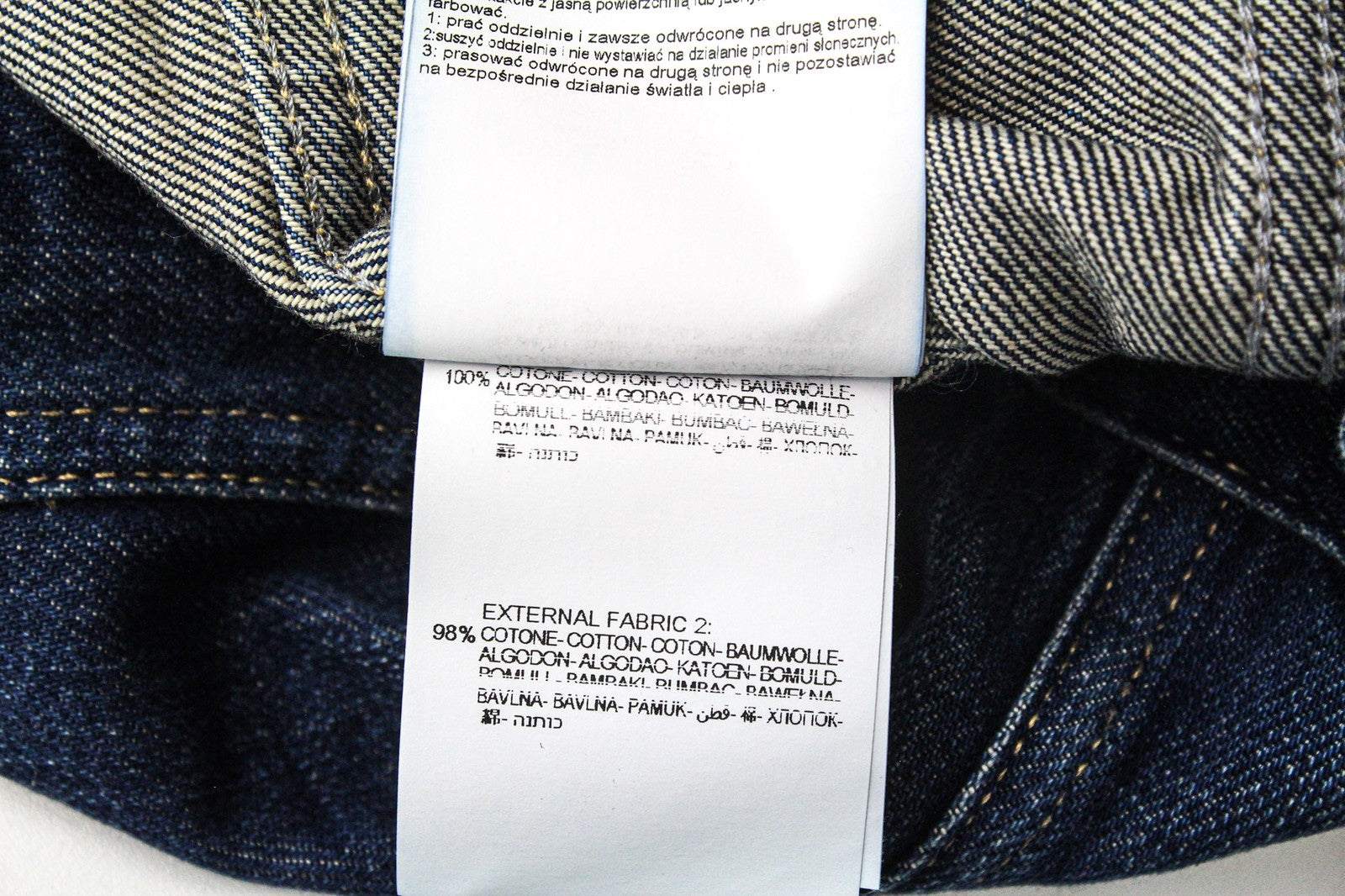 REPLAY Women's Jacket XS Blue Cotton Washed Cropped Long Sleeve Denim Coat