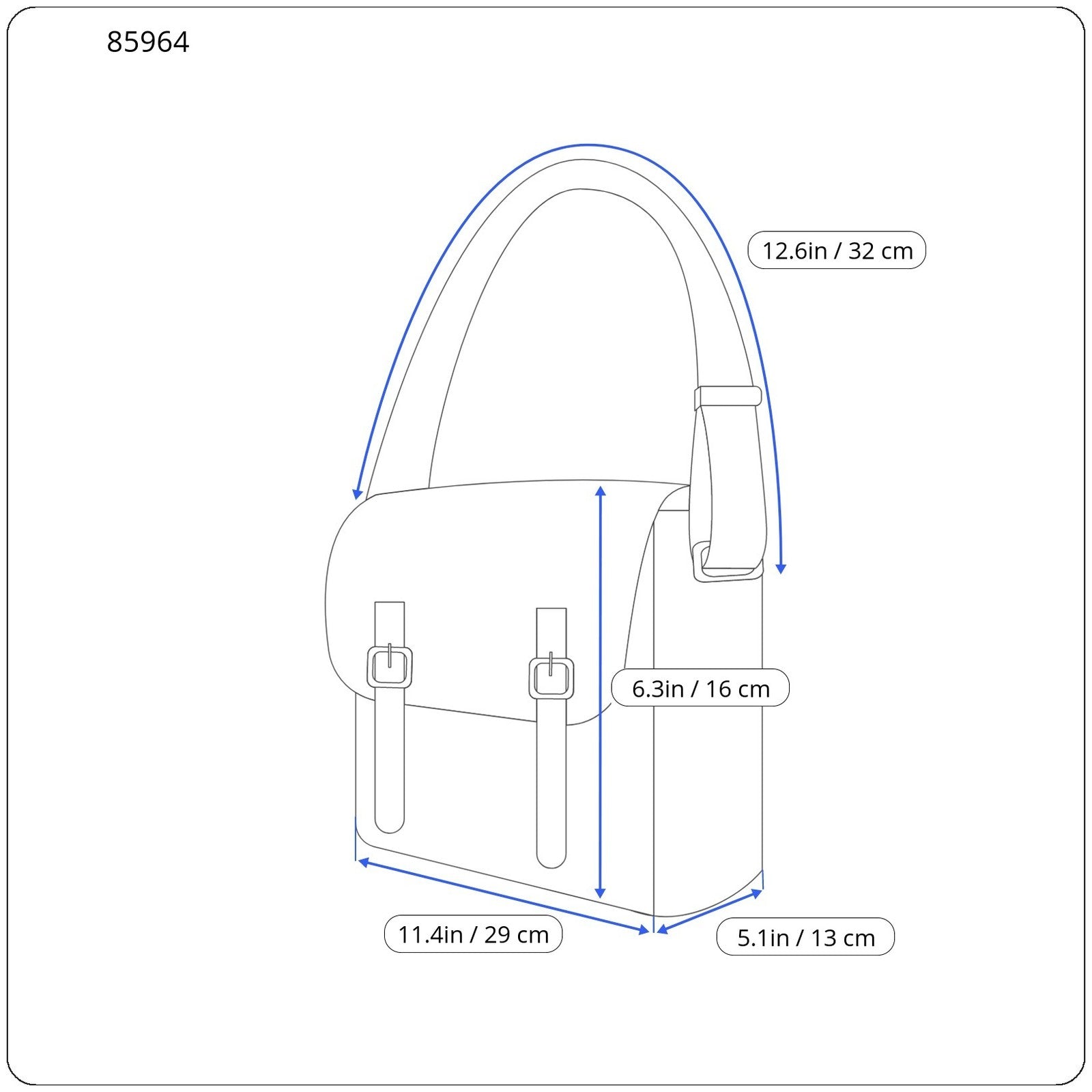 O BAG Ginevra Women Bag OS White Magnetic Closure Lined Hobo Crossbody Logo