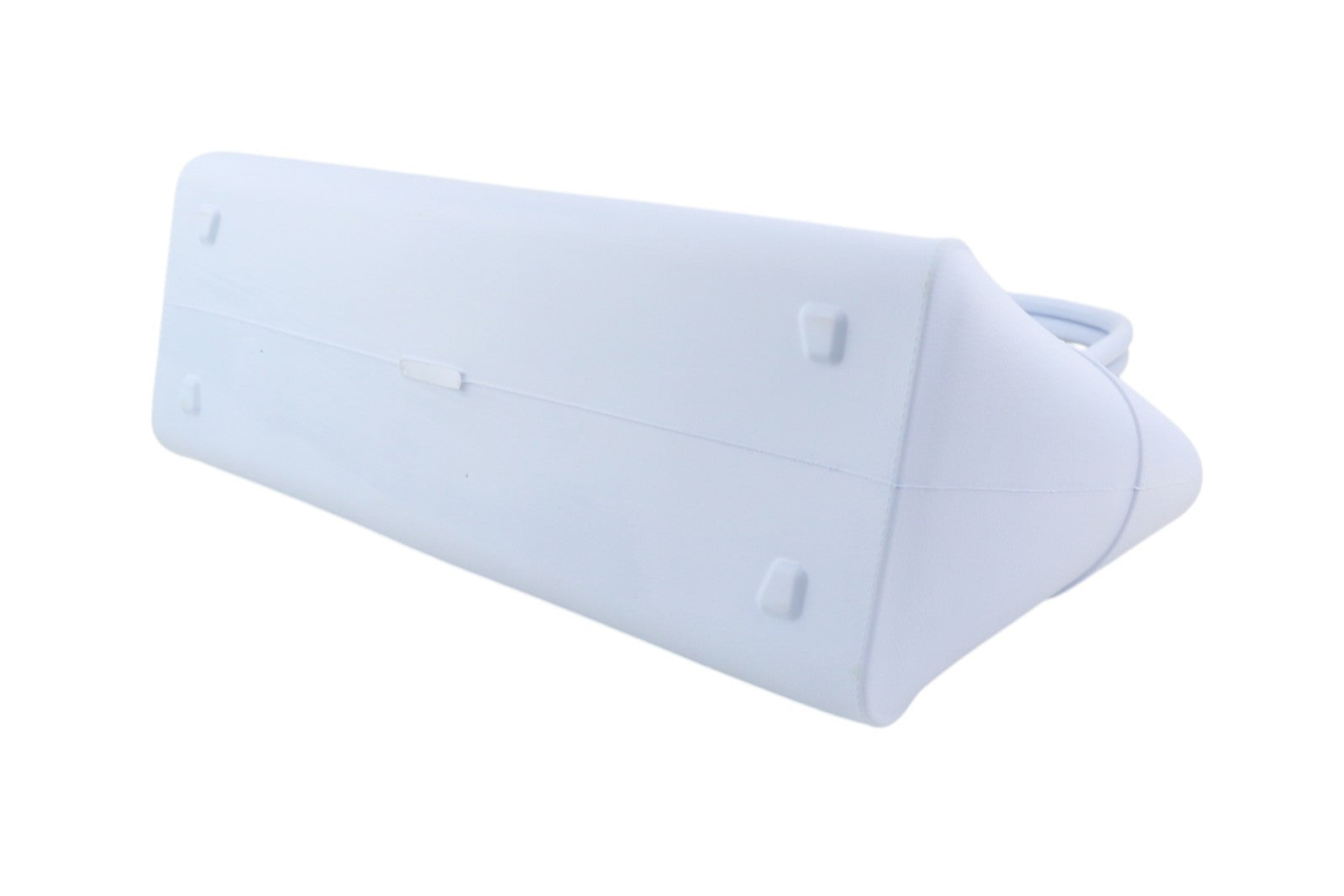 O BAG Unique Women Bag OS Light Blue Textured Silicon Waterproof Double Handles