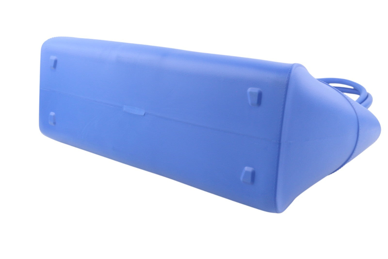 O BAG Unique Women Bag OS Mid Blue Textured Silicon Waterproof Double Handles