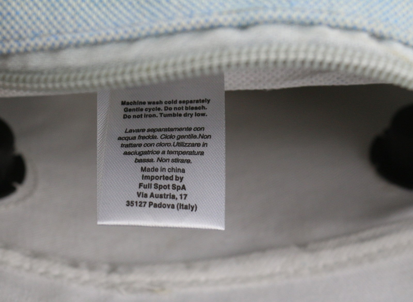 O BAG Chic Women Bag OS Blue Double Handles Inner Bag Mini Tote Square Logo