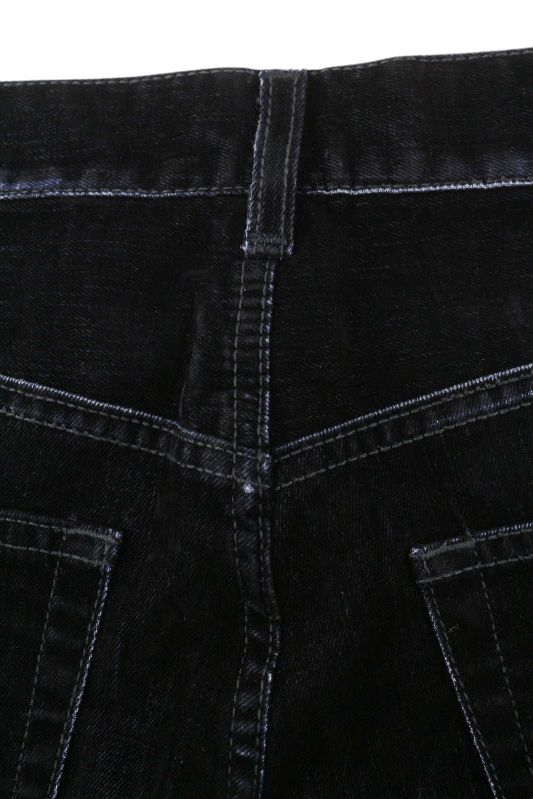 R13 Romeo Women Trousers 29 Flocked Black Velvet Ankle Cropped Straight Zip Fly