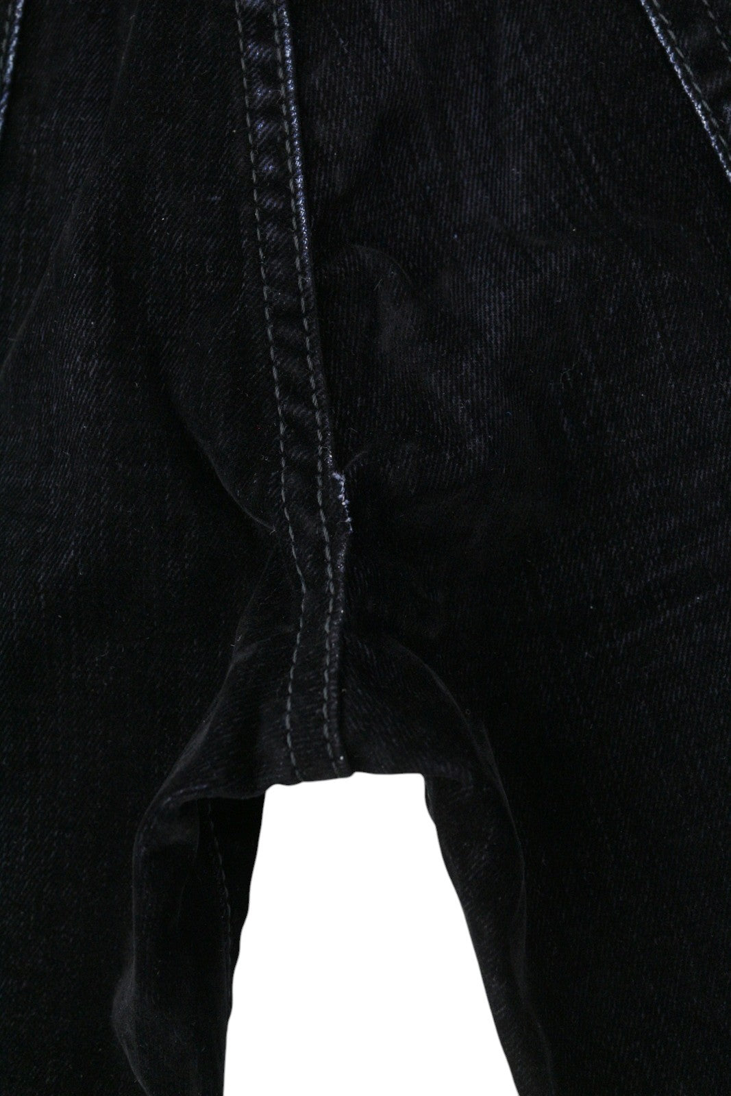 R13 Romeo Women Trousers 29 Flocked Black Velvet Ankle Cropped Straight Zip Fly