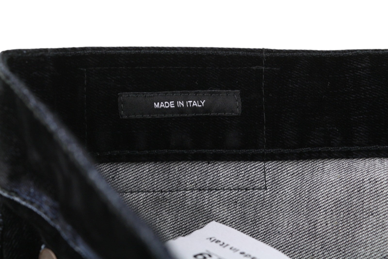 R13 Romeo Women Trousers 29 Flocked Black Velvet Ankle Cropped Straight Zip Fly