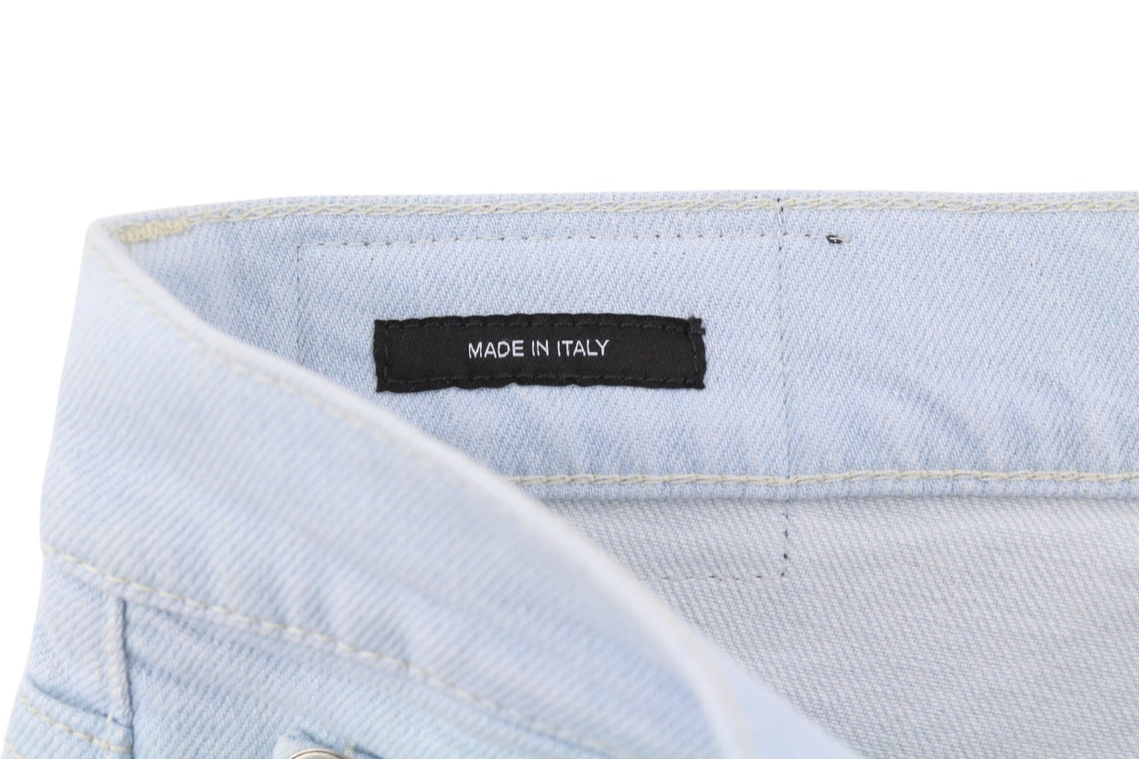 R13 Romeo Women Jeans 28 Faded Blue Stretch ankle Cropped Washed Zip Fly Denim