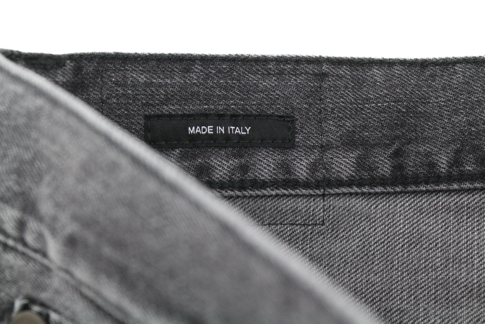 R13 Boyfriend Women Jeans 30 Wilson Black Faded Ankle Cropped Relaxed Fit Denim