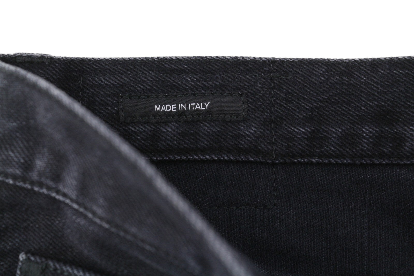 R13 Ankled D'Arcy Women Jeans 27 Onyx Black Faded Relaxed Fit Wide Leg Denim