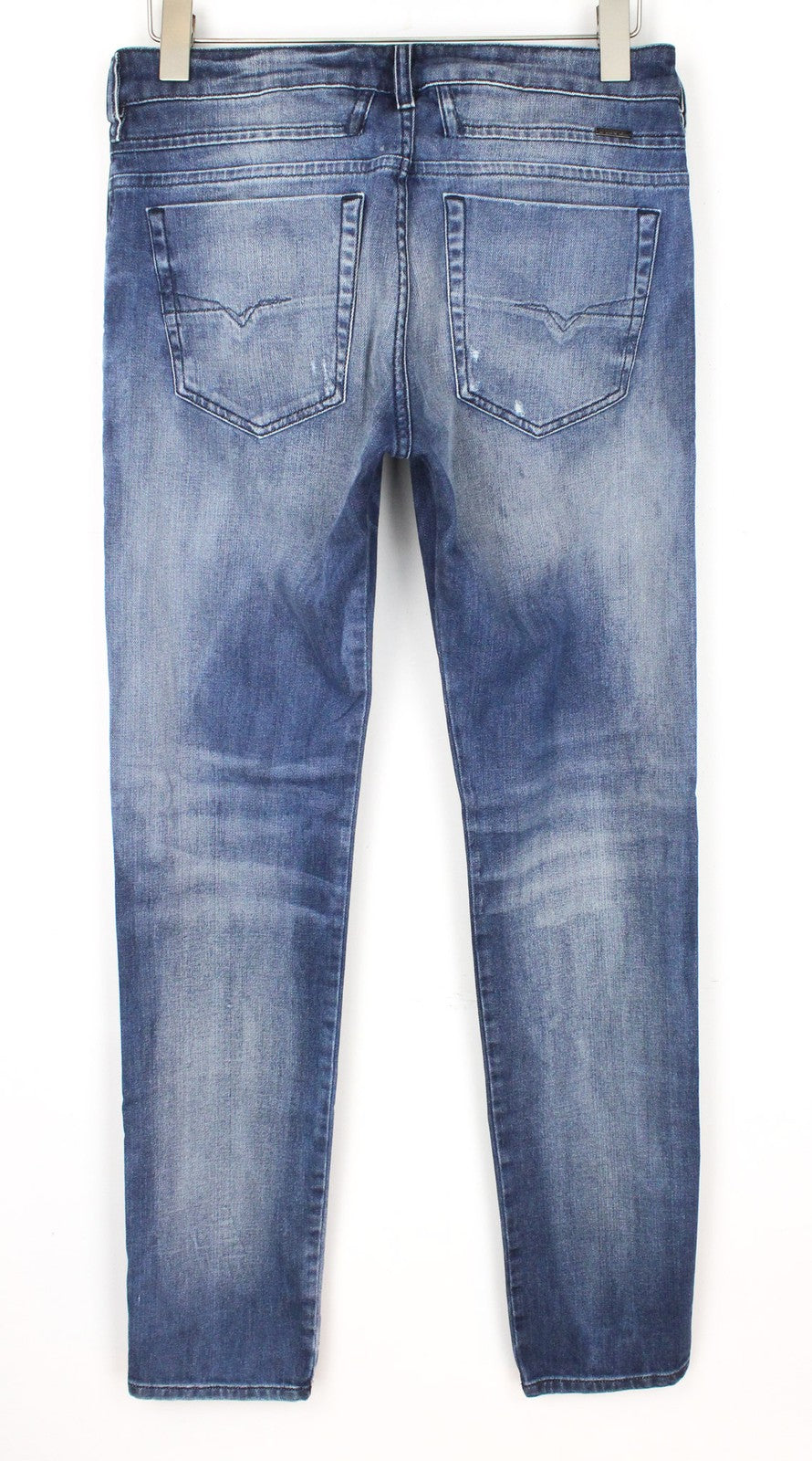 DIESEL D-Bazer 084DD Men's Jeans W29/L34 Blue Washed Cotton Stretch Tapered Fit