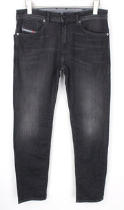 DIESEL Thommer 0687J Men's Jeans W32/L30 Slim Grey Stretch Cotton Skinny Fit