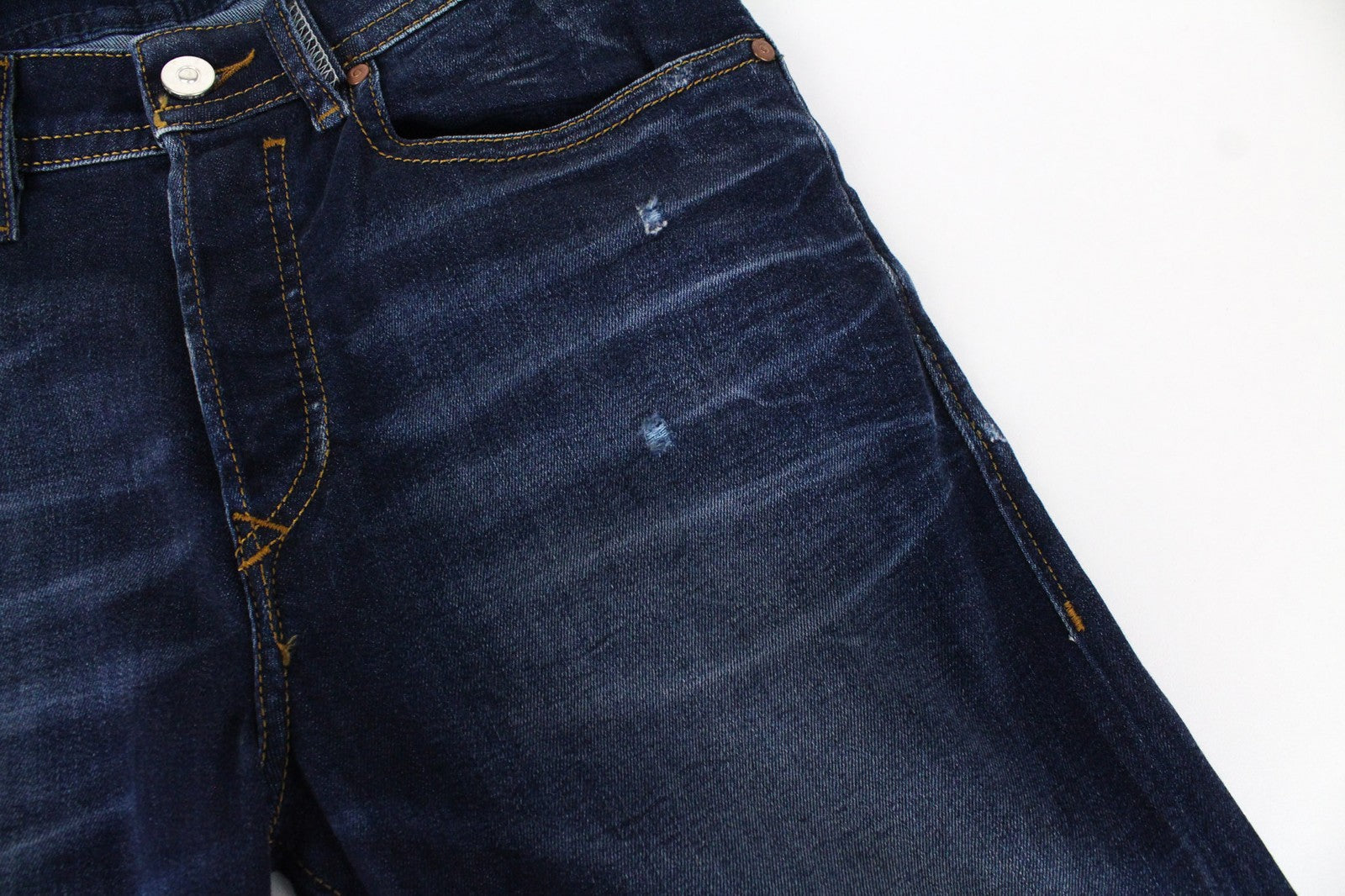 DIESEL Buster 069AH Men's Jeans W27/L30 Boys Blue Tapered Stretch Cotton Denim