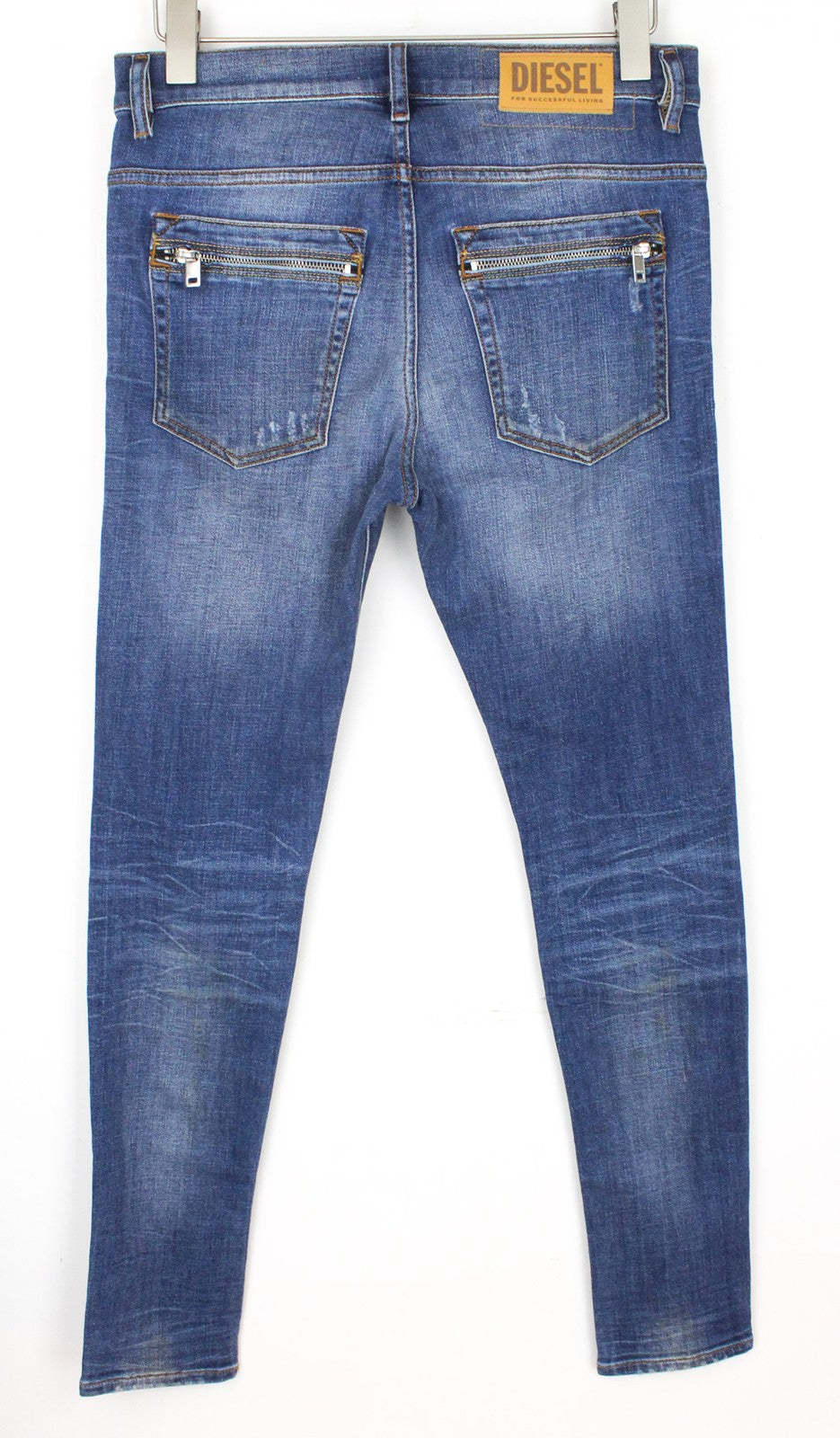 DIESEL D-Amny 086AN Men's Jeans W29/L30 Skinny Blue Stretch Denim Cotton Wash