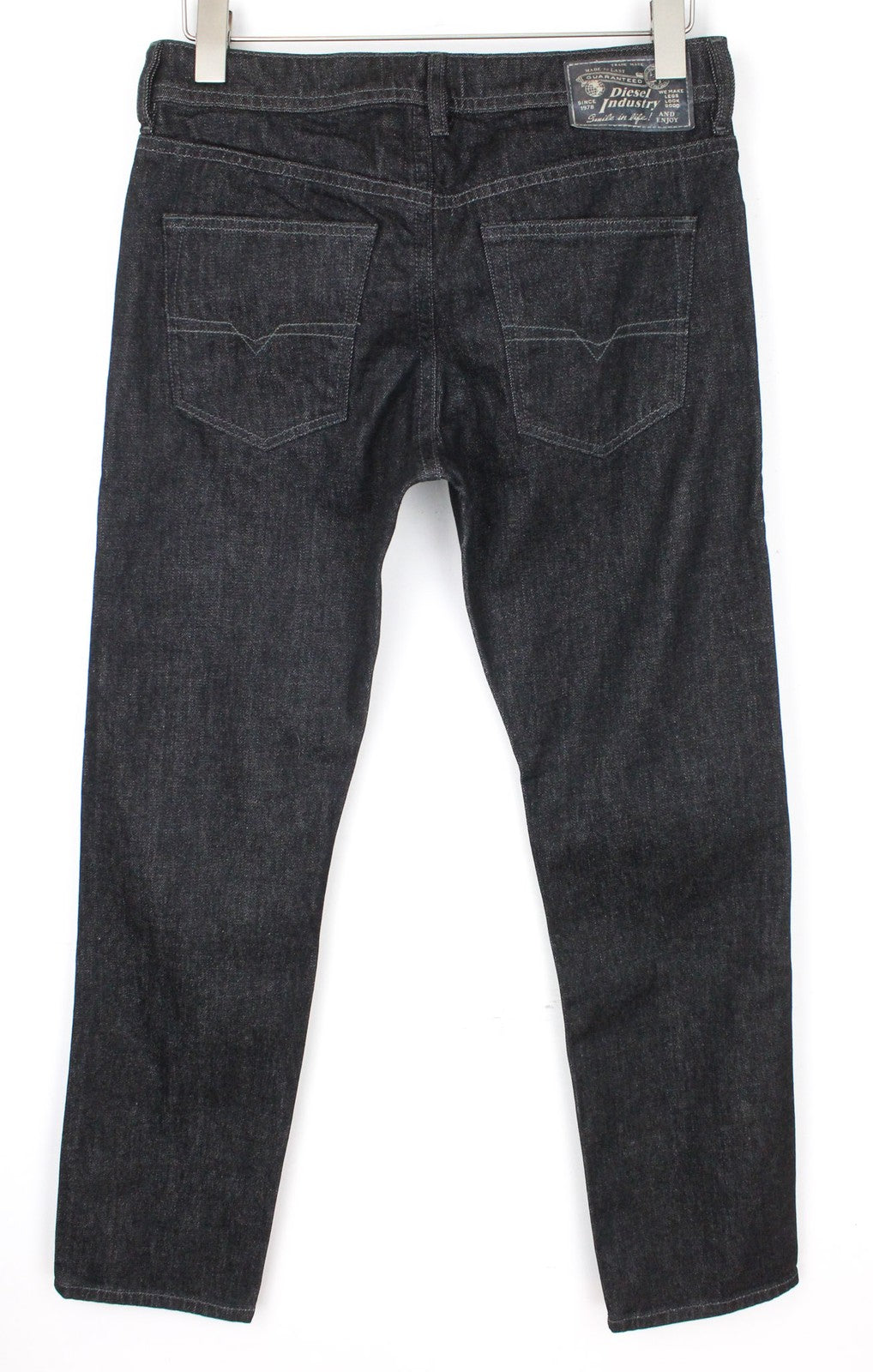 DIESEL Buster R8W58 Men's Jeans W29/L30 Grey Slim Tapered Cotton Stretch Denim