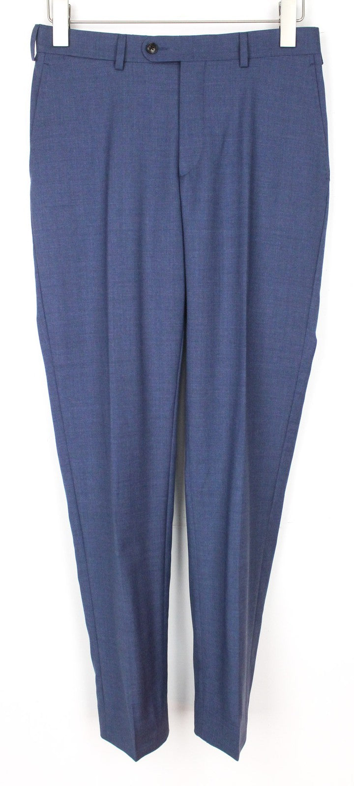 SUITSUPPLY Napoli Men's Suit UK32R Blue 2Pc Traceable Wool S110s Slim Melange