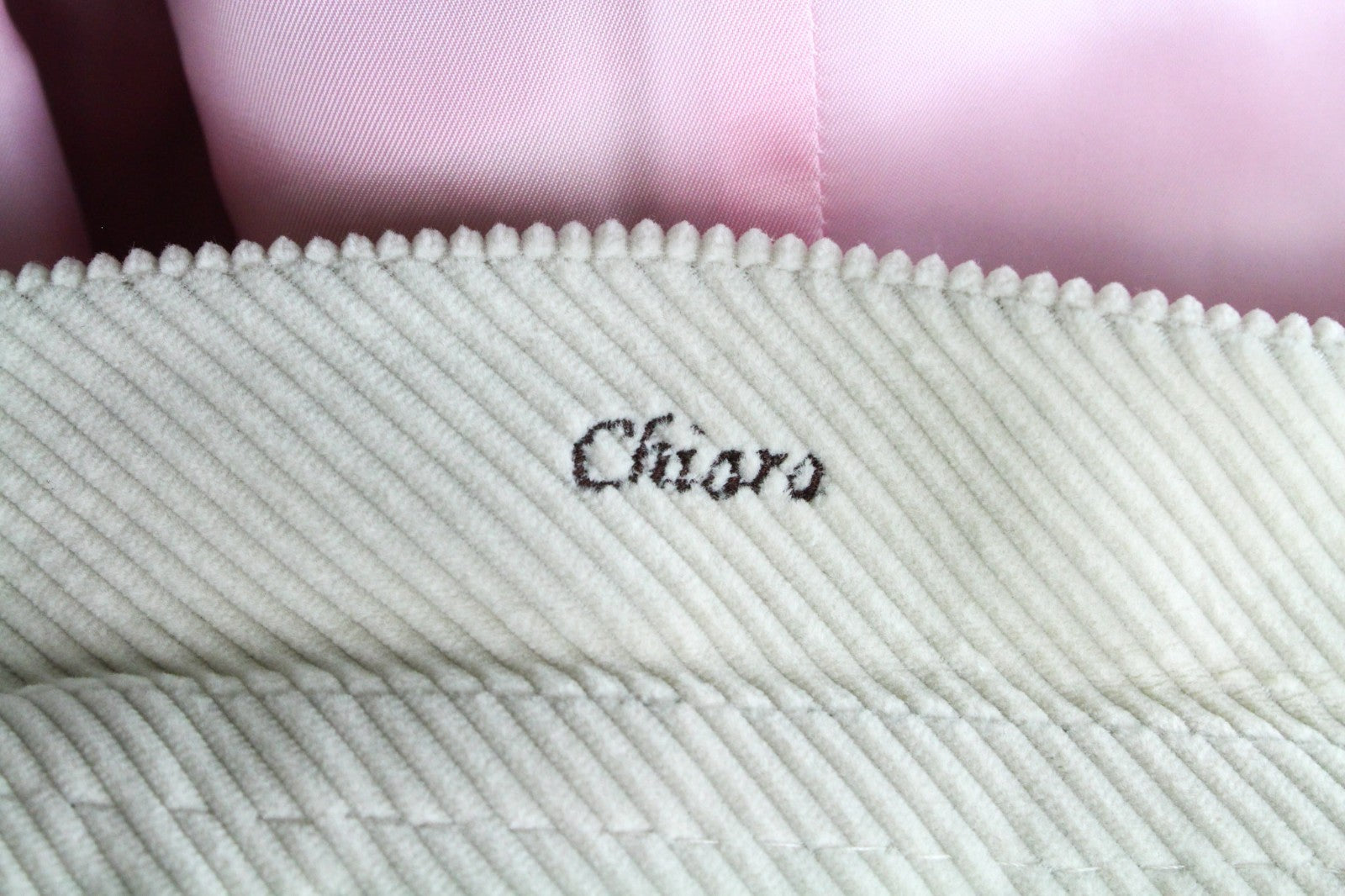 SUITSUPPLY La Spalla Men's Suit UK30R Beige Slim Cord Cotton Velvet 2Pc Design